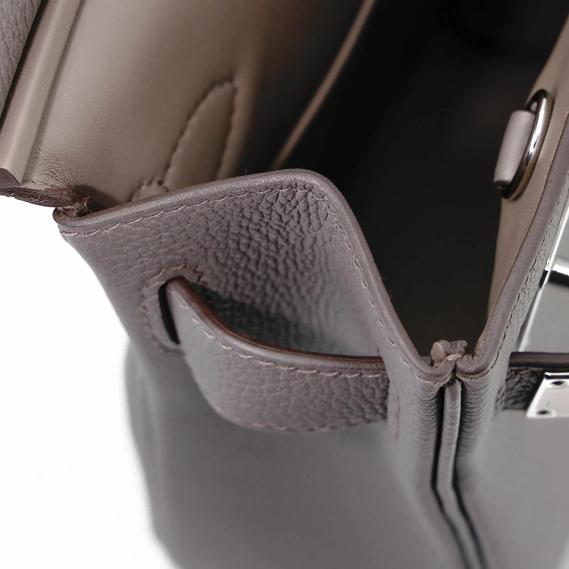 Brand New ( Rank N ) HERMÈS Hac a Dos PM Etain (8F) Togo Palladium hardware G (2026) - 16