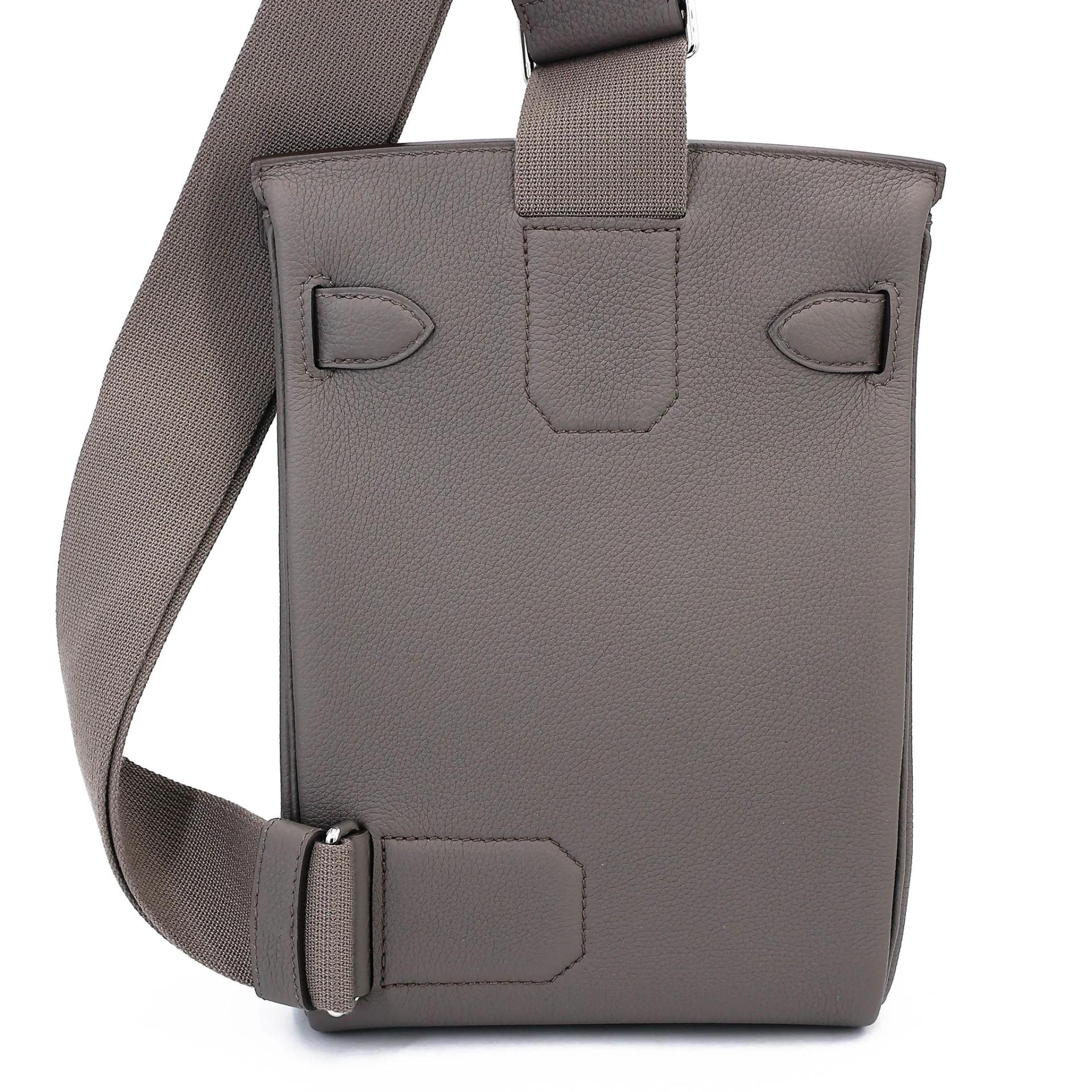 Brand New ( Rank N ) HERMÈS Hac a Dos PM Etain (8F) Togo Palladium hardware G (2026) - 2