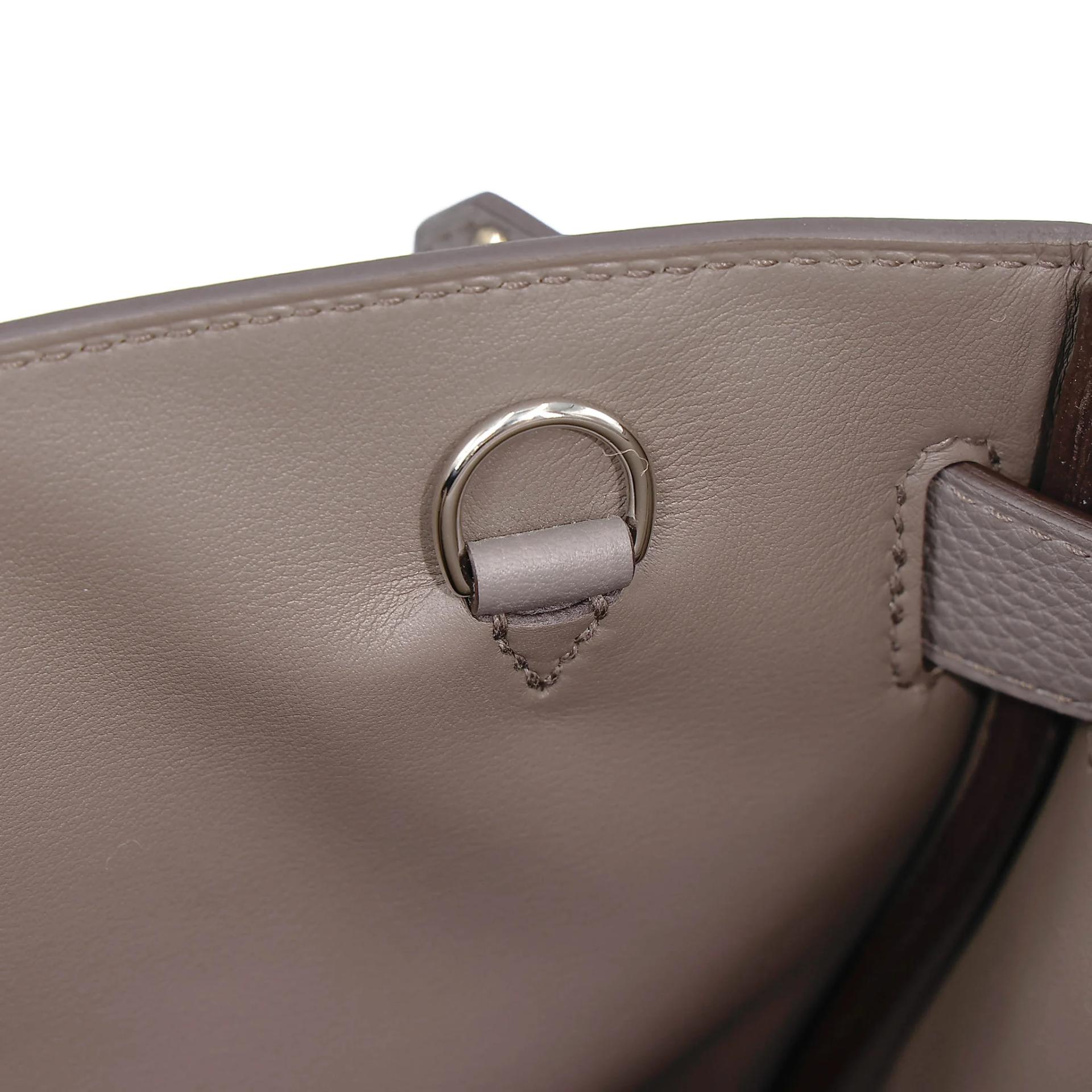 Brand New ( Rank N ) HERMÈS Hac a Dos PM Etain (8F) Togo Palladium hardware G (2026) - 17