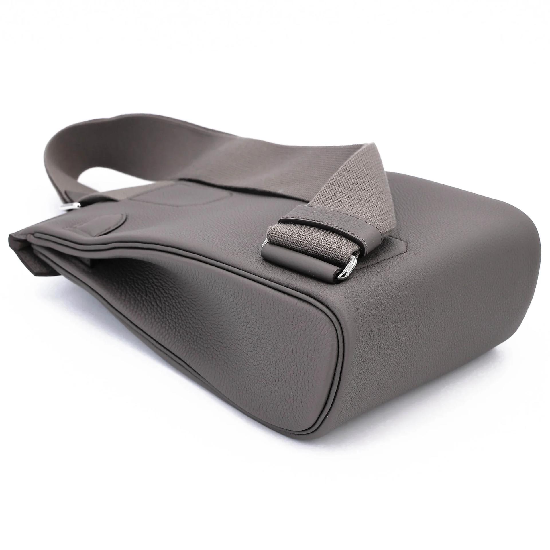 Brand New ( Rank N ) HERMÈS Hac a Dos PM Etain (8F) Togo Palladium hardware G (2026) - 7