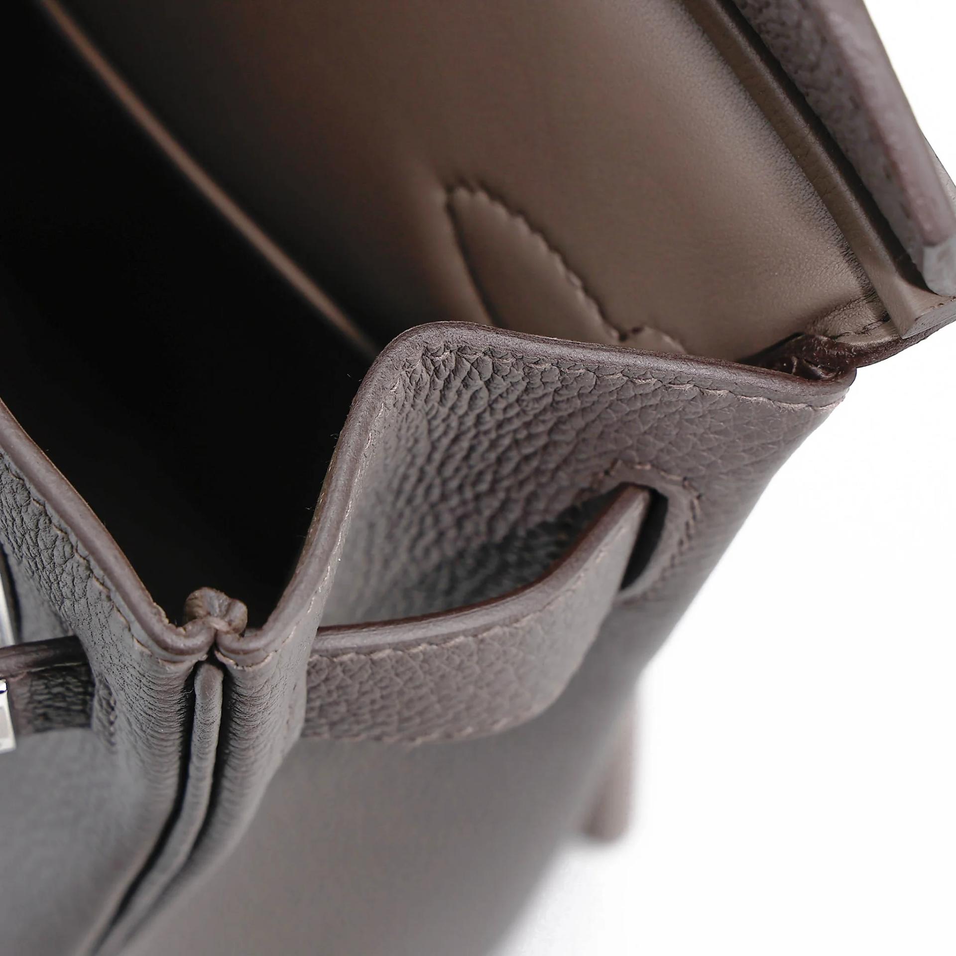 Brand New ( Rank N ) HERMÈS Hac a Dos PM Etain (8F) Togo Palladium hardware G (2026) - 15