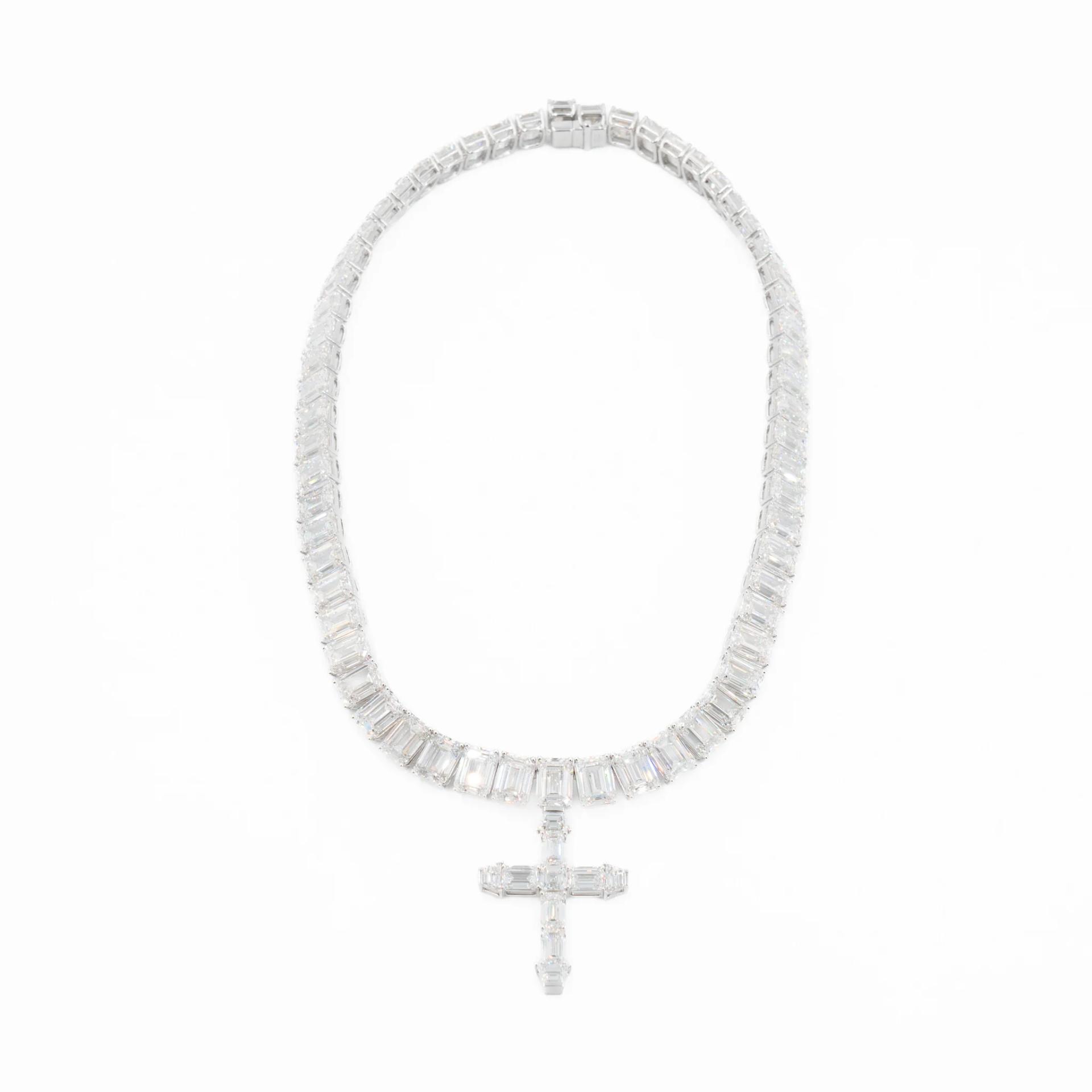 ランク N 新品 Mira カスタムネックレス ネックレス K18ホワイトゴールド - 3