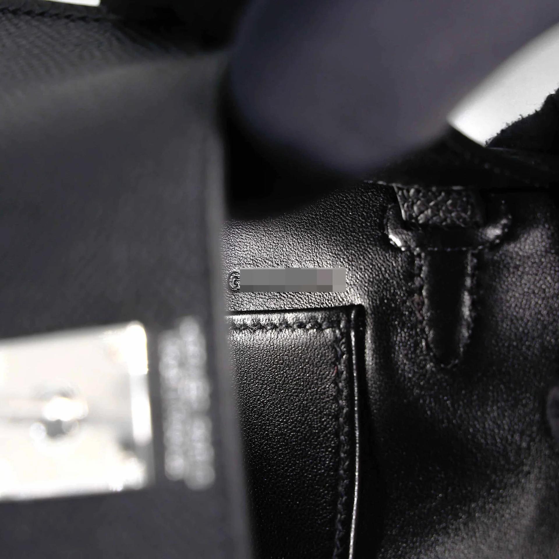 Brand New ( Rank N ) HERMÈS Mini Kelly II Noir (89) Epsom Palladium hardware G (2026) - 14