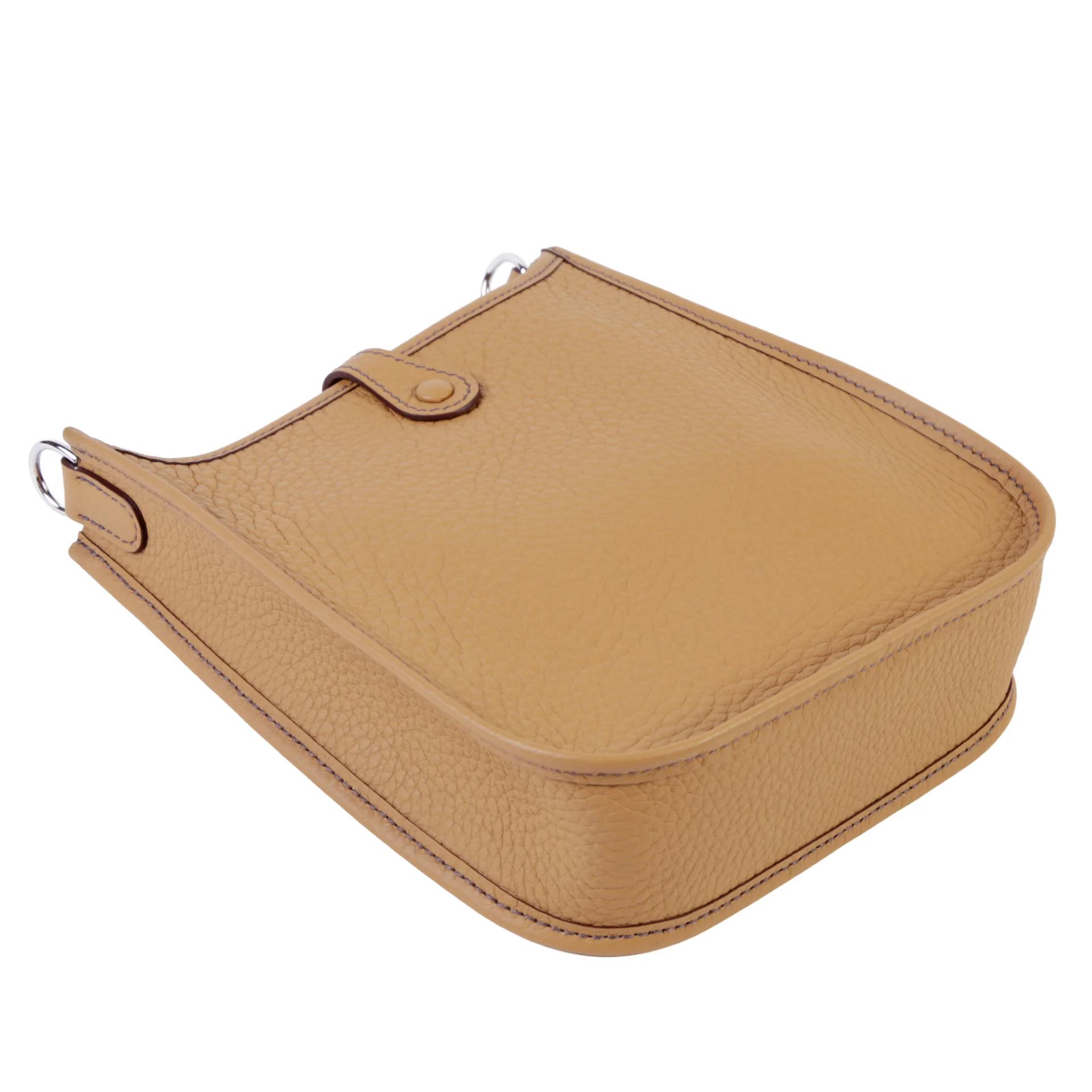 Brand New ( Rank N ) HERMÈS Mini Evelyne 16 Amazone 112cm Biscuit (4B) Clemence Palladium hardware K (2025) - 5