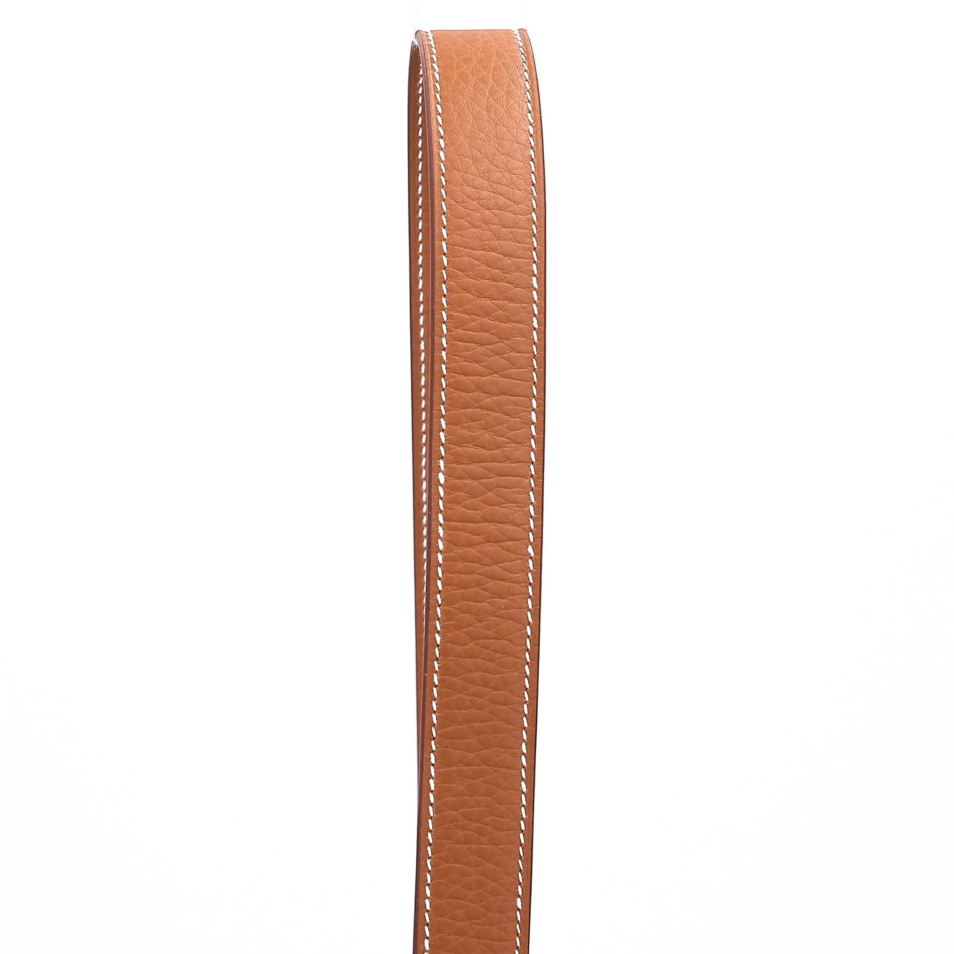 Brand New ( Rank N ) HERMÈS Mini Lindy II Gold (37) Clemence Gold hardware G (2026) - 3