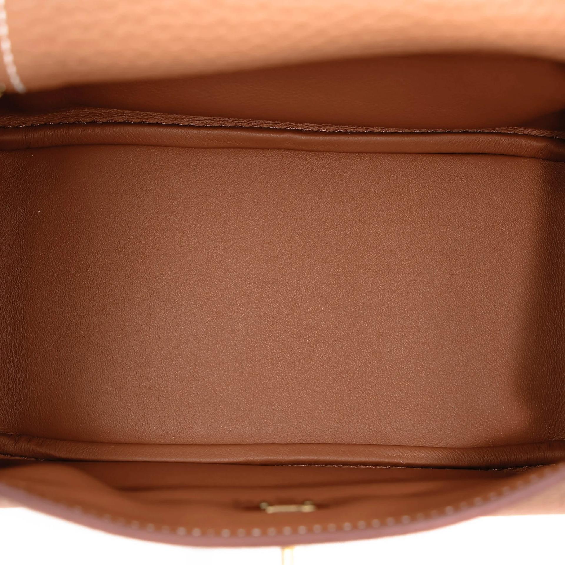 Brand New ( Rank N ) HERMÈS Mini Lindy II Gold (37) Clemence Gold hardware G (2026) - 15