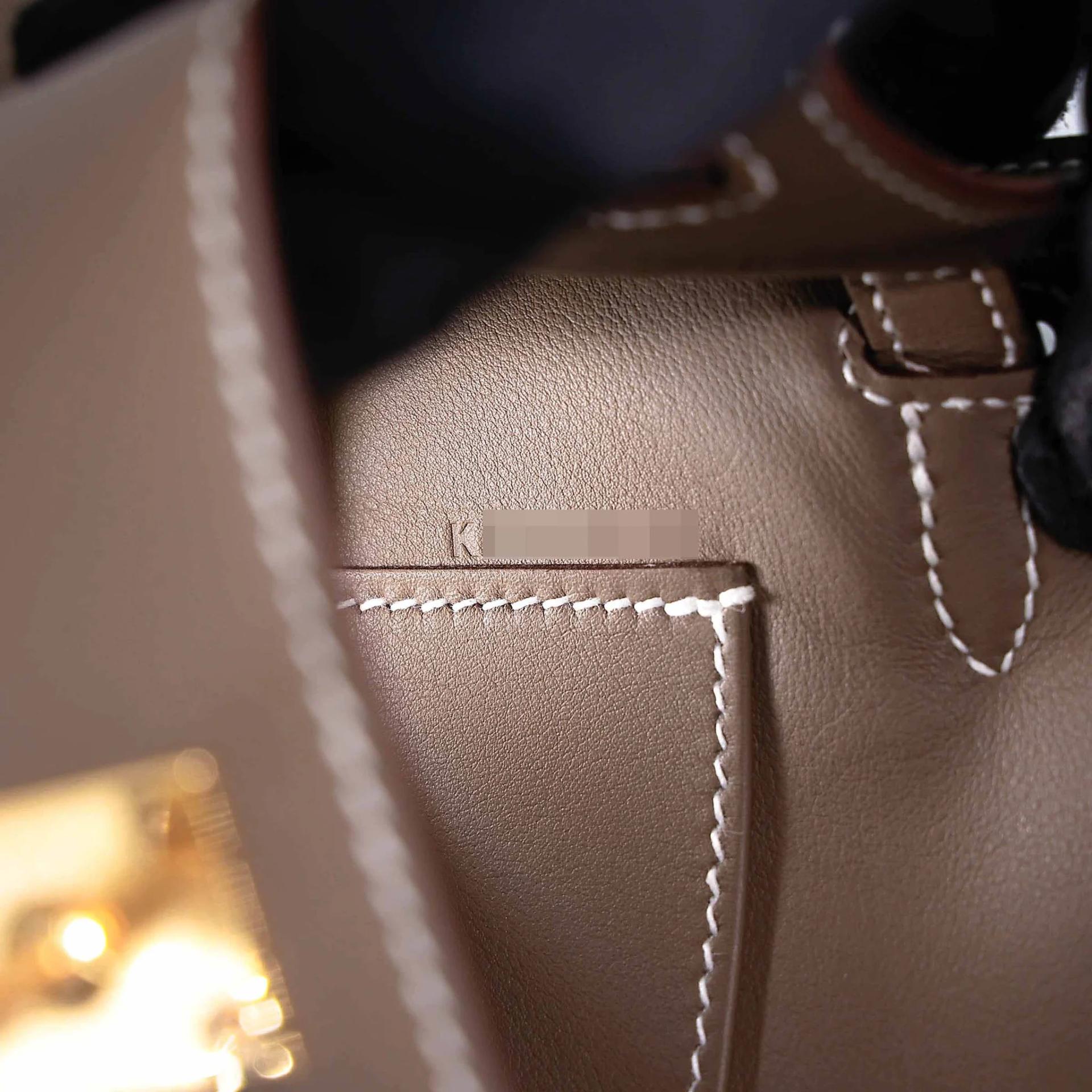 Brand New ( Rank N ) HERMÈS Kelly Pochette Etoupe (18) Swift Gold hardware K (2025) - 15