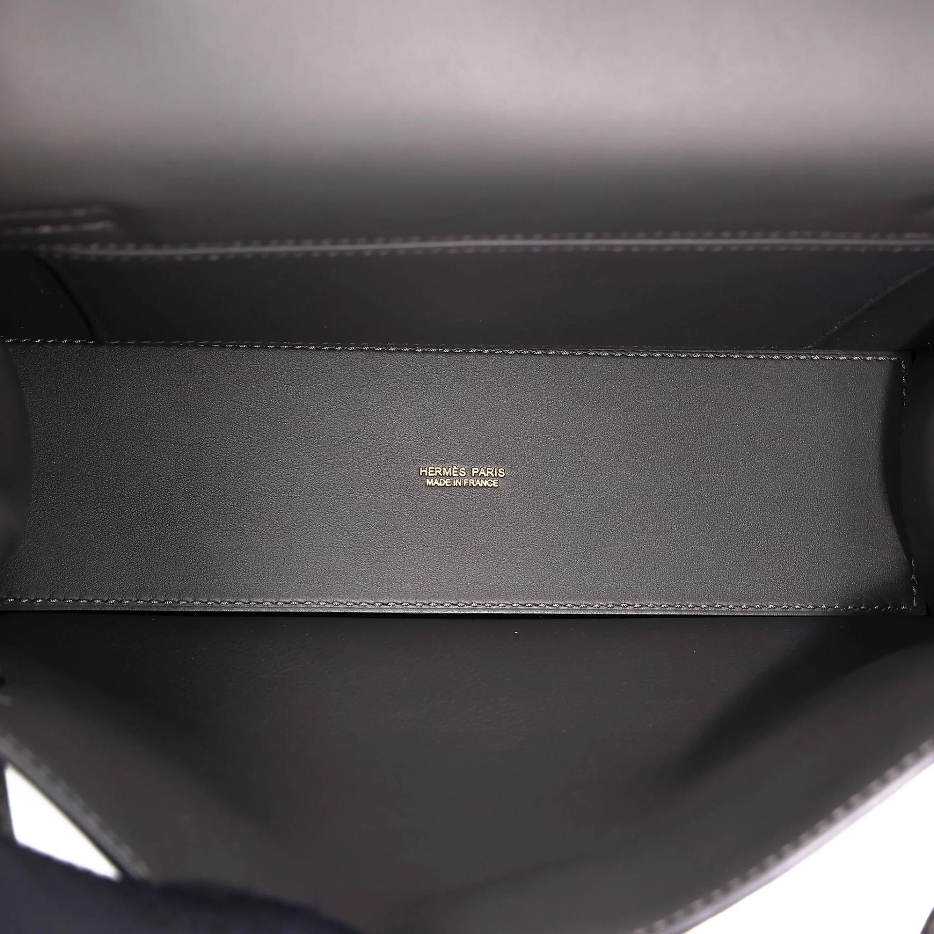 Excellent ( Rank SA ) HERMÈS Kelly Danse Graphite (88) Swift Gold hardware U (2022) - 16