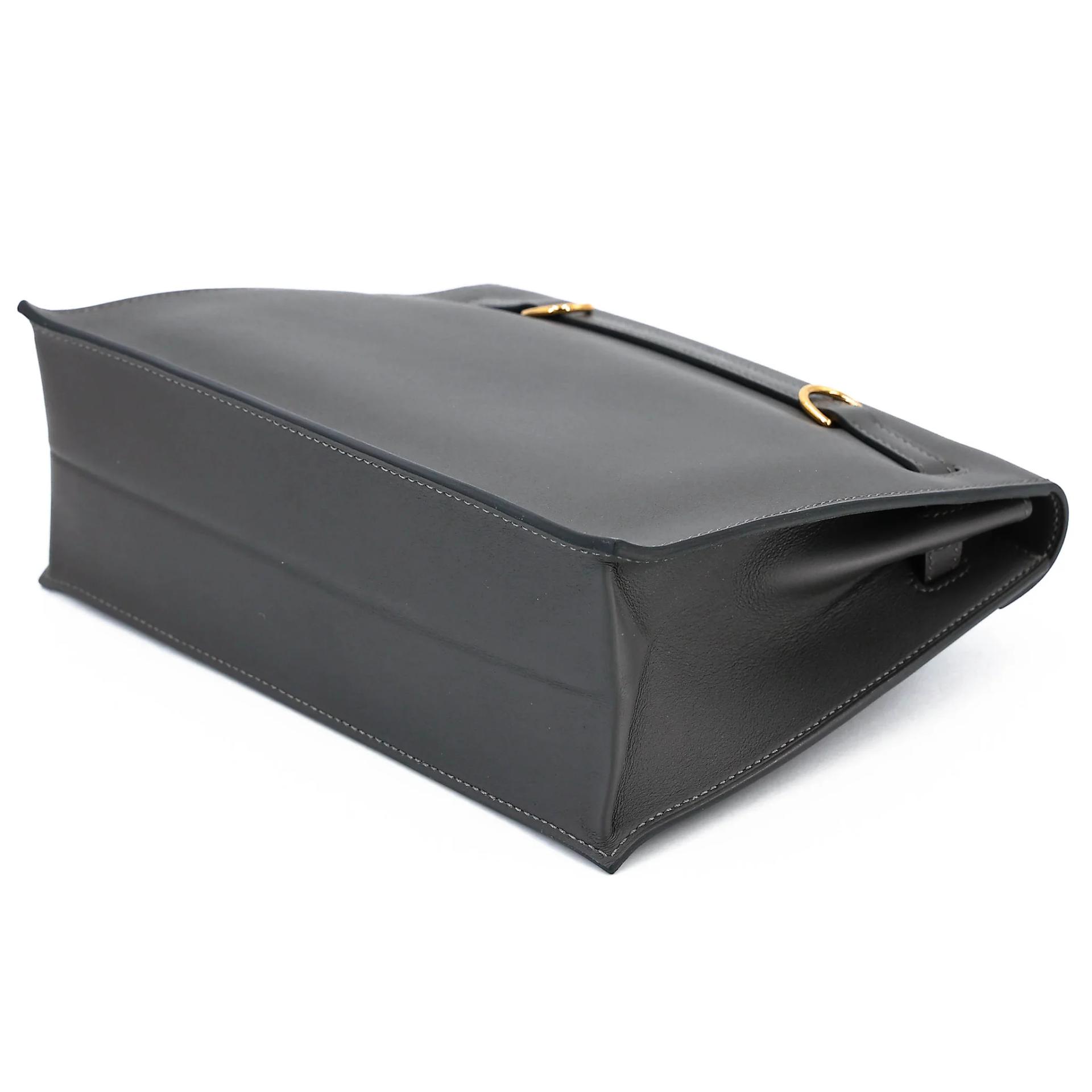 Excellent ( Rank SA ) HERMÈS Kelly Danse Graphite (88) Swift Gold hardware U (2022) - 5