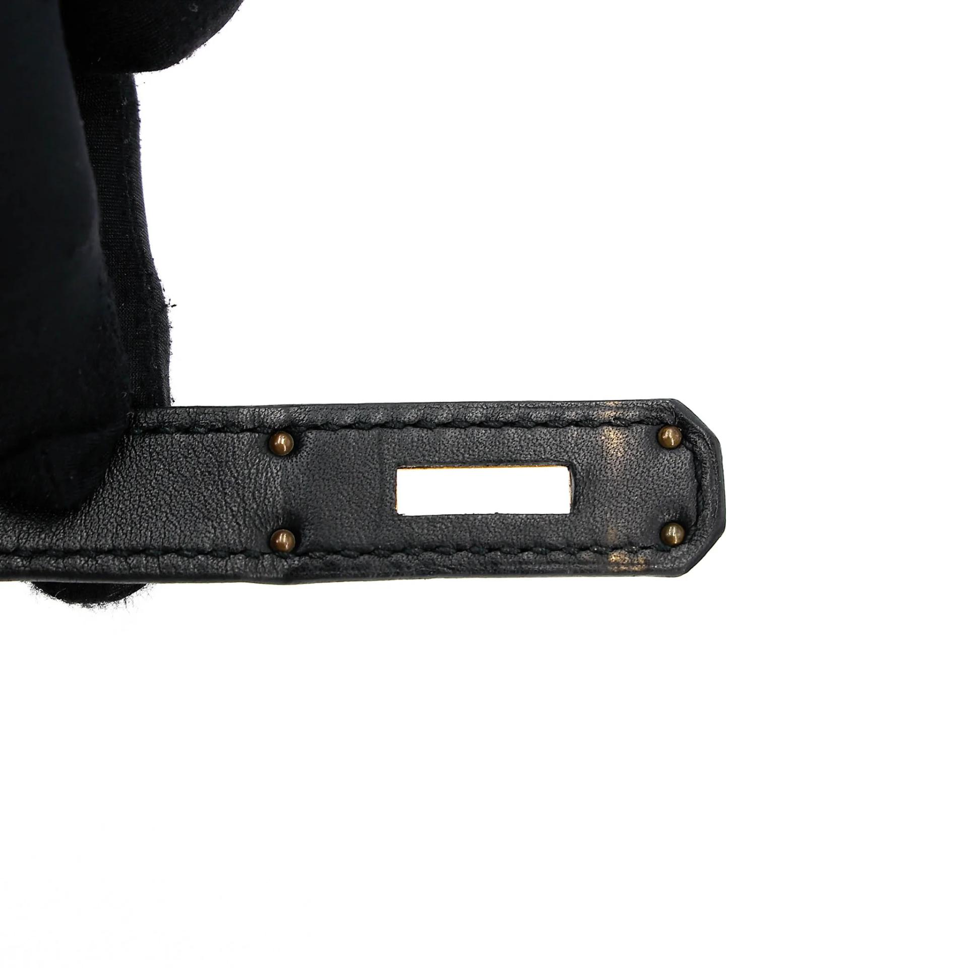 Good ( Rank AB) HERMÈS Birkin 30 Noir (89) Jonathan Gold hardware C (2018) - 19