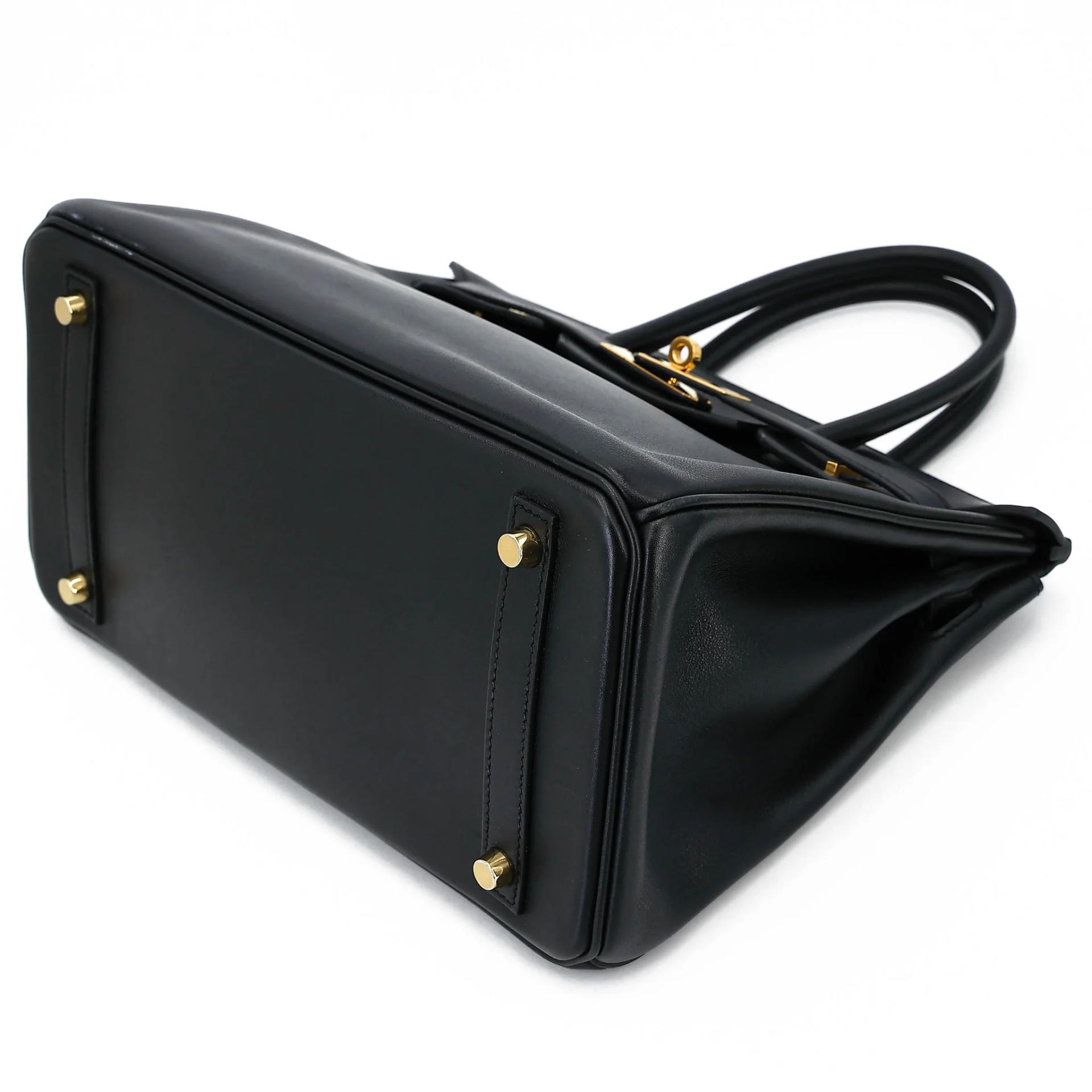 Good ( Rank AB) HERMÈS Birkin 30 Noir (89) Jonathan Gold hardware C (2018) - 4