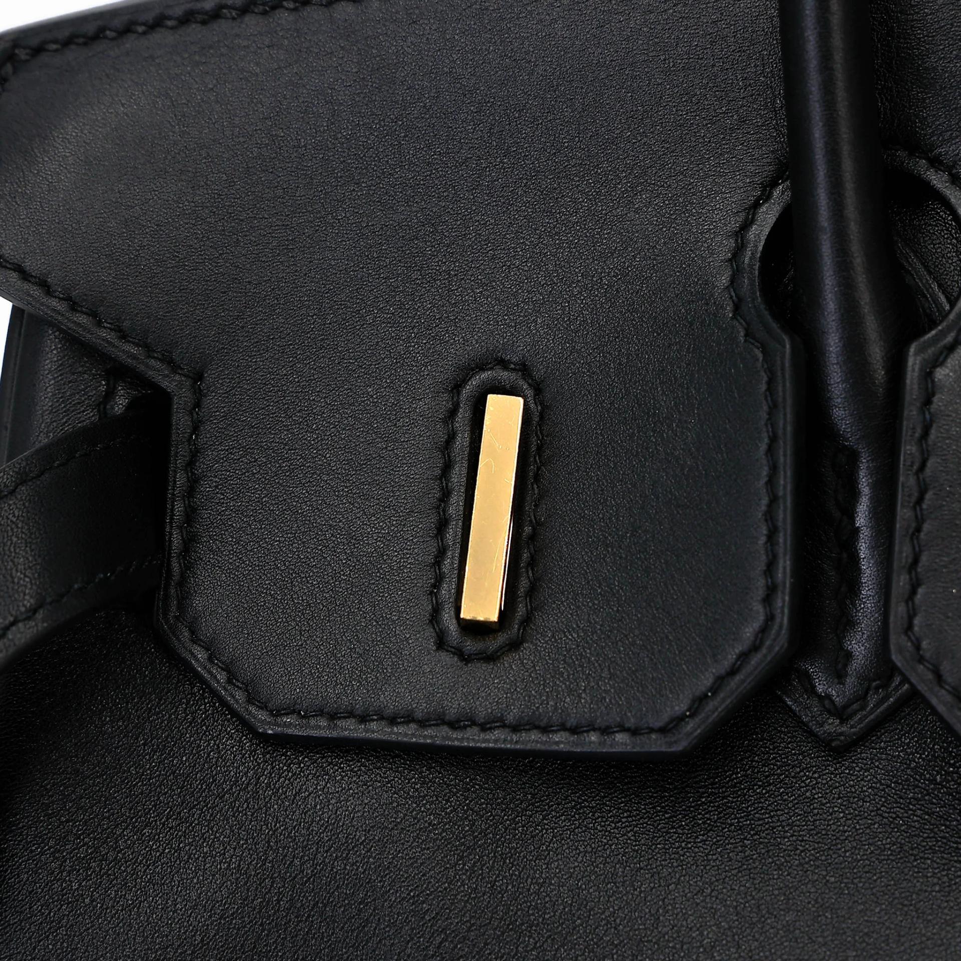 Good ( Rank AB) HERMÈS Birkin 30 Noir (89) Jonathan Gold hardware C (2018) - 22