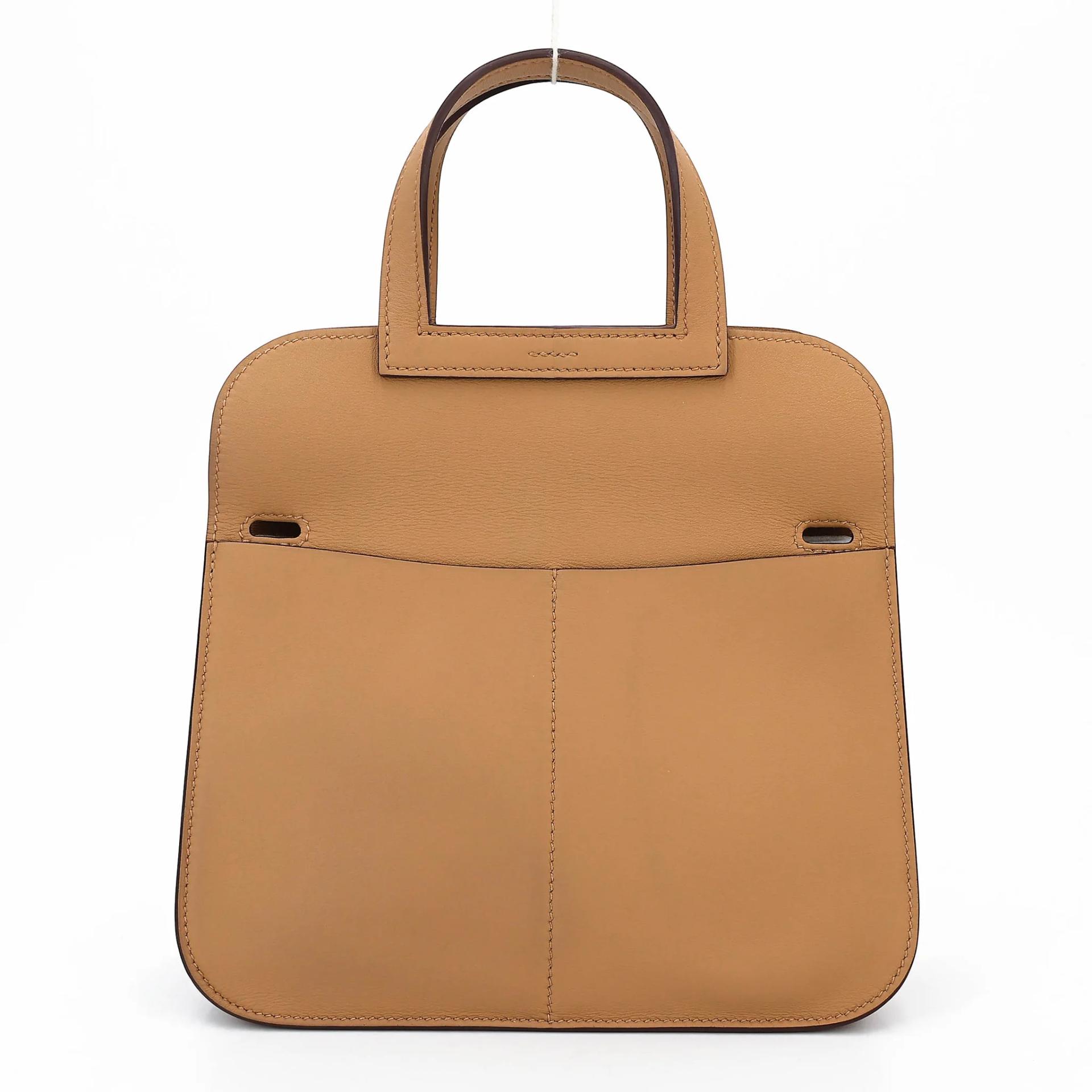 Excellent ( Rank SA ) HERMÈS Halzan Mini Biscuit (4B) Swift Palladium hardware G (2026) - 5