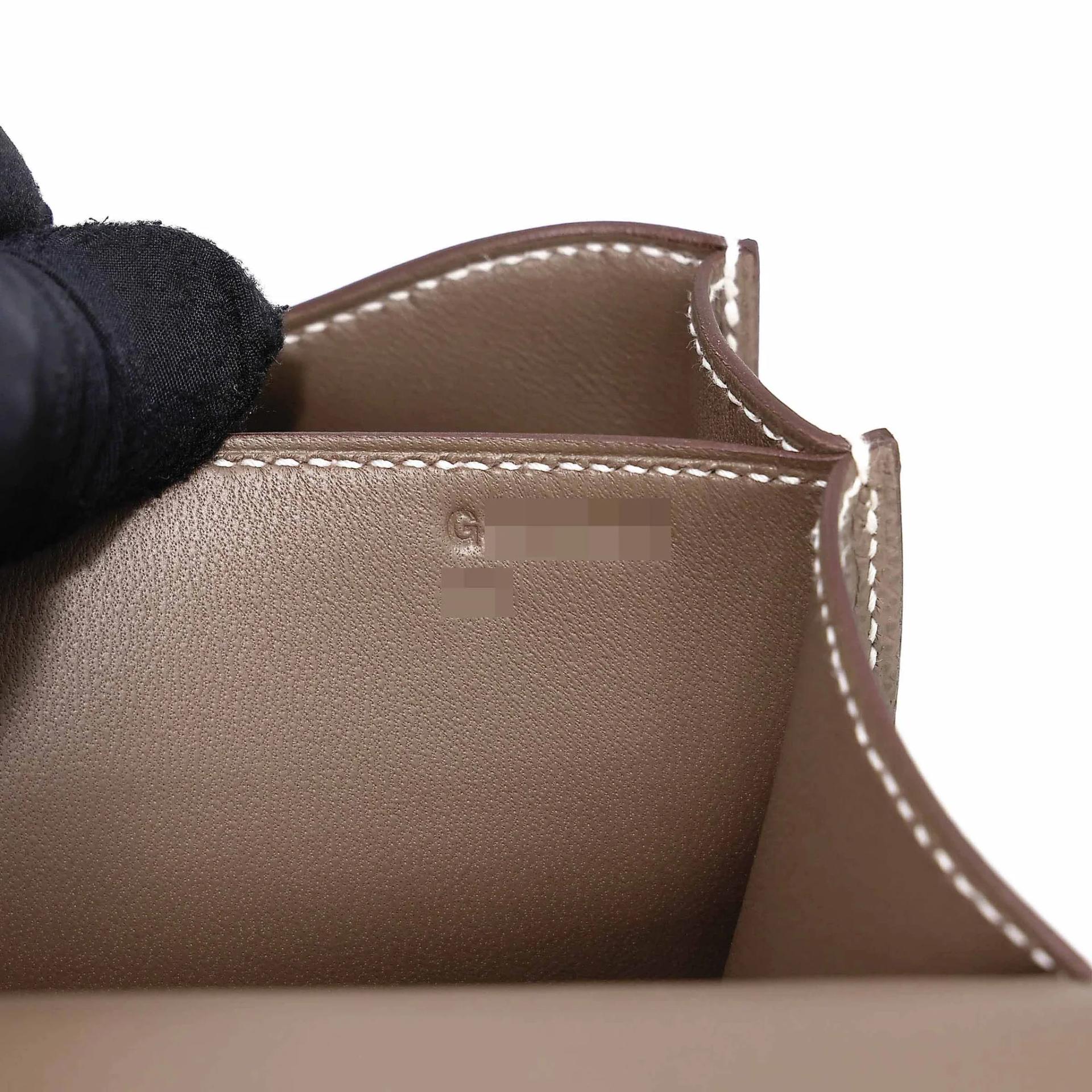 Brand New ( Rank N ) HERMÈS Constance Mini Etoupe (18) Epsom Gold hardware G (2026) - 13