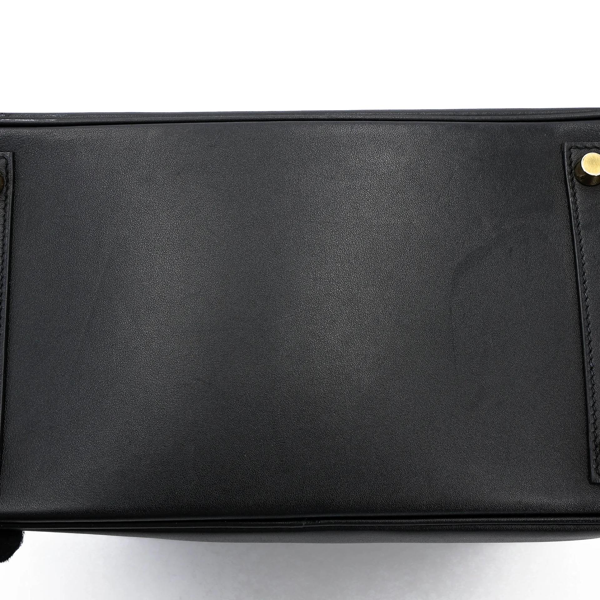 Good ( Rank AB) HERMÈS Birkin 30 Noir (89) Jonathan Gold hardware C (2018) - 14