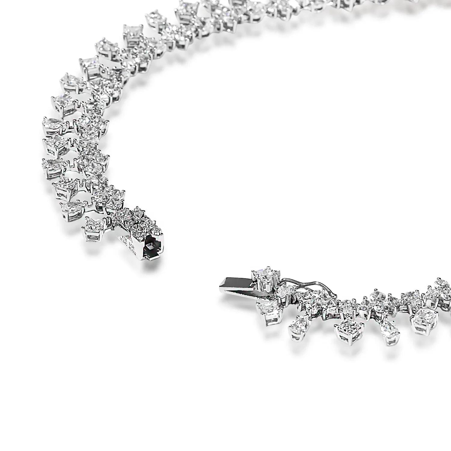 Brand New ( Rank N ) Mira Mira Premium collection Ruby Nova Necklace Red 18K White Gold - 4