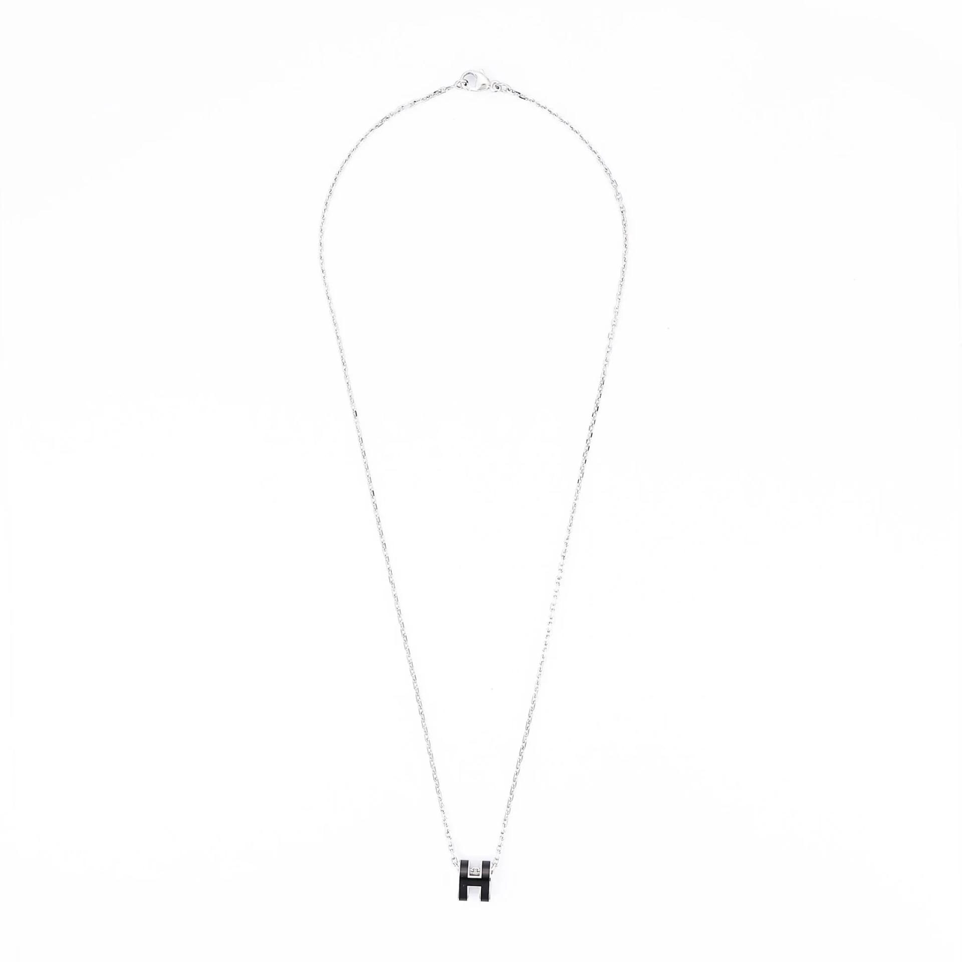 Mini Pop H pendant Noir (89)