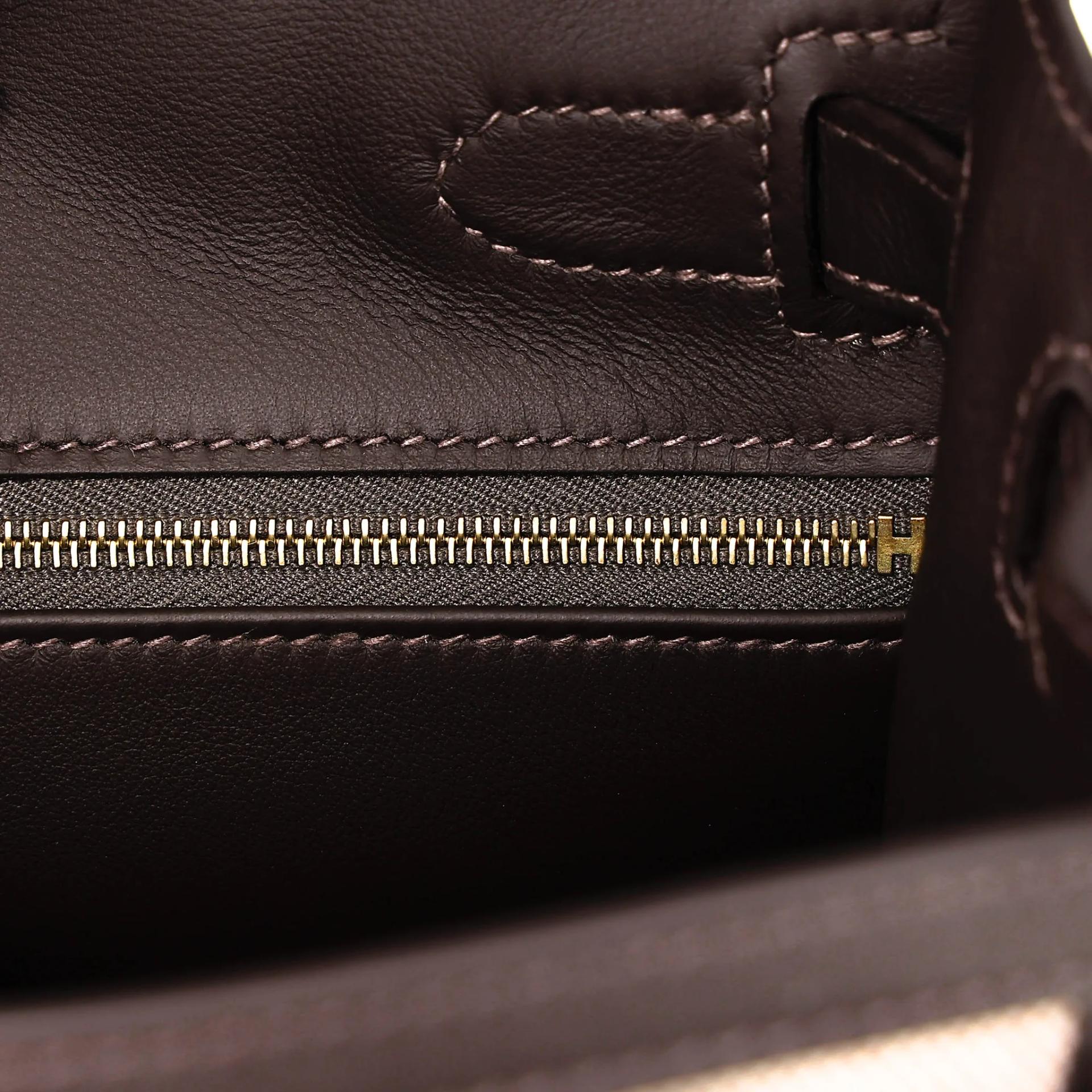 Brand New ( Rank N ) HERMÈS Kelly 28 Bai Brun(T3) Toile H canvas Swift Gold hardware K (2025) - 14