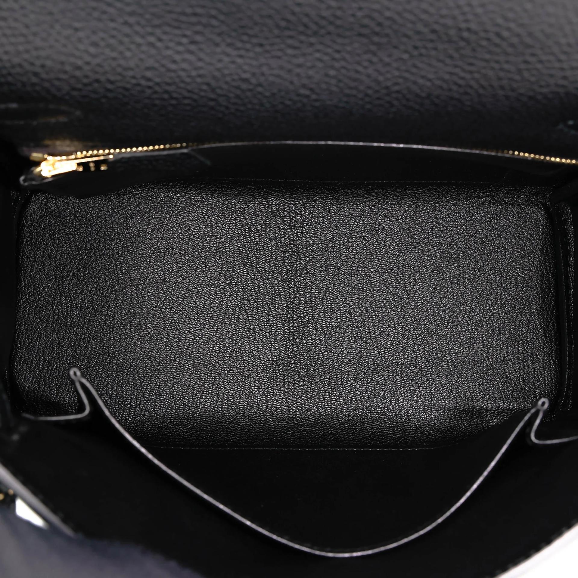 Brand New ( Rank N ) HERMÈS Kelly 25 Noir (89) Togo Gold hardware G (2026) - 18