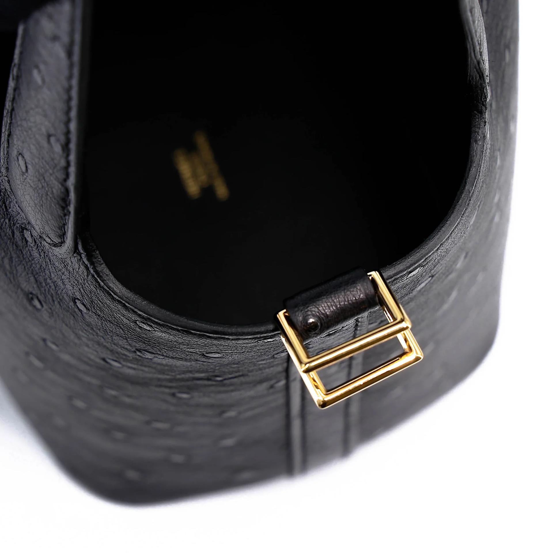 Unused ( Rank NS ) HERMÈS Picotin Lock Micro 14 Noir (89) Ostrich Gold hardware W (2024) - 13
