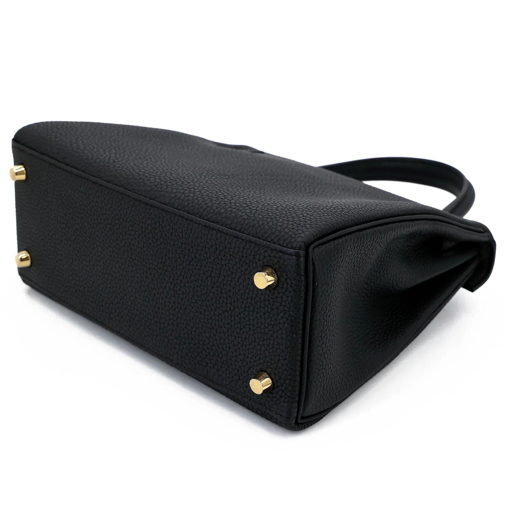 Brand New ( Rank N ) HERMÈS Kelly 25 Noir (89) Togo Gold hardware G (2026) - 6