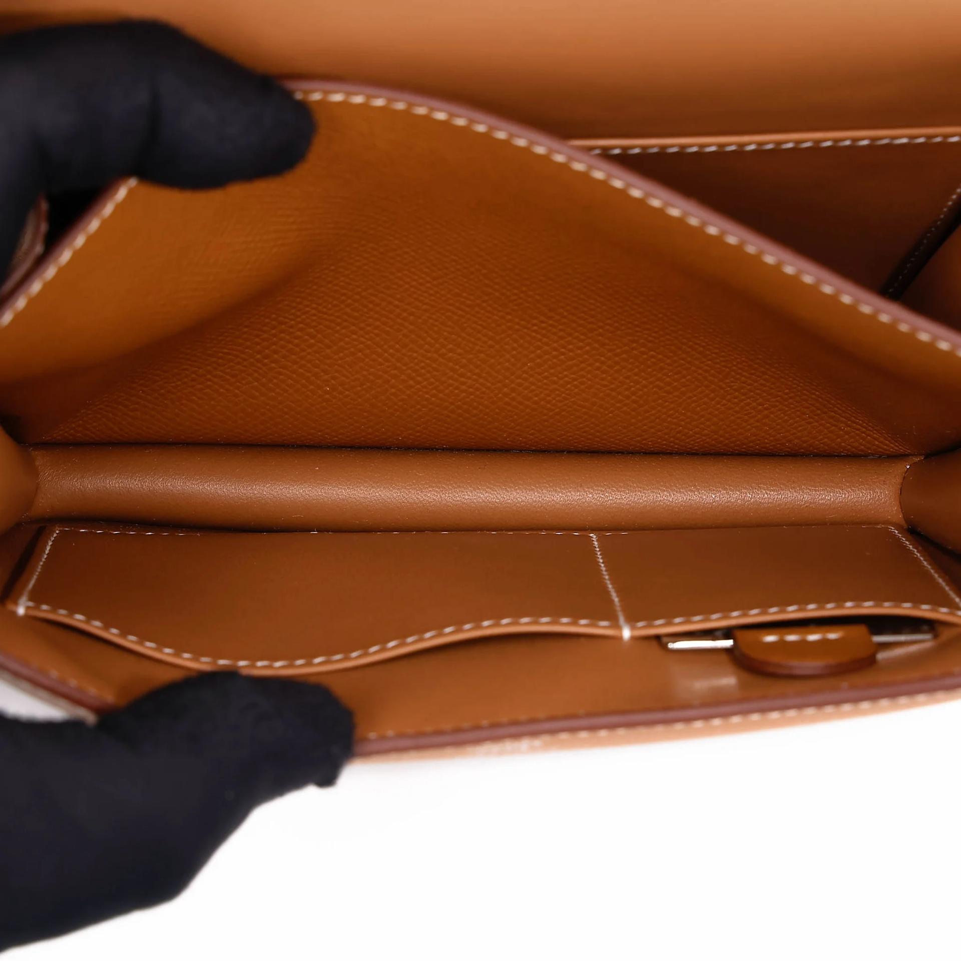 Unused ( Rank NS ) HERMÈS Constance Mini Gold (37) Epsom Palladium hardware K (2025) - 18
