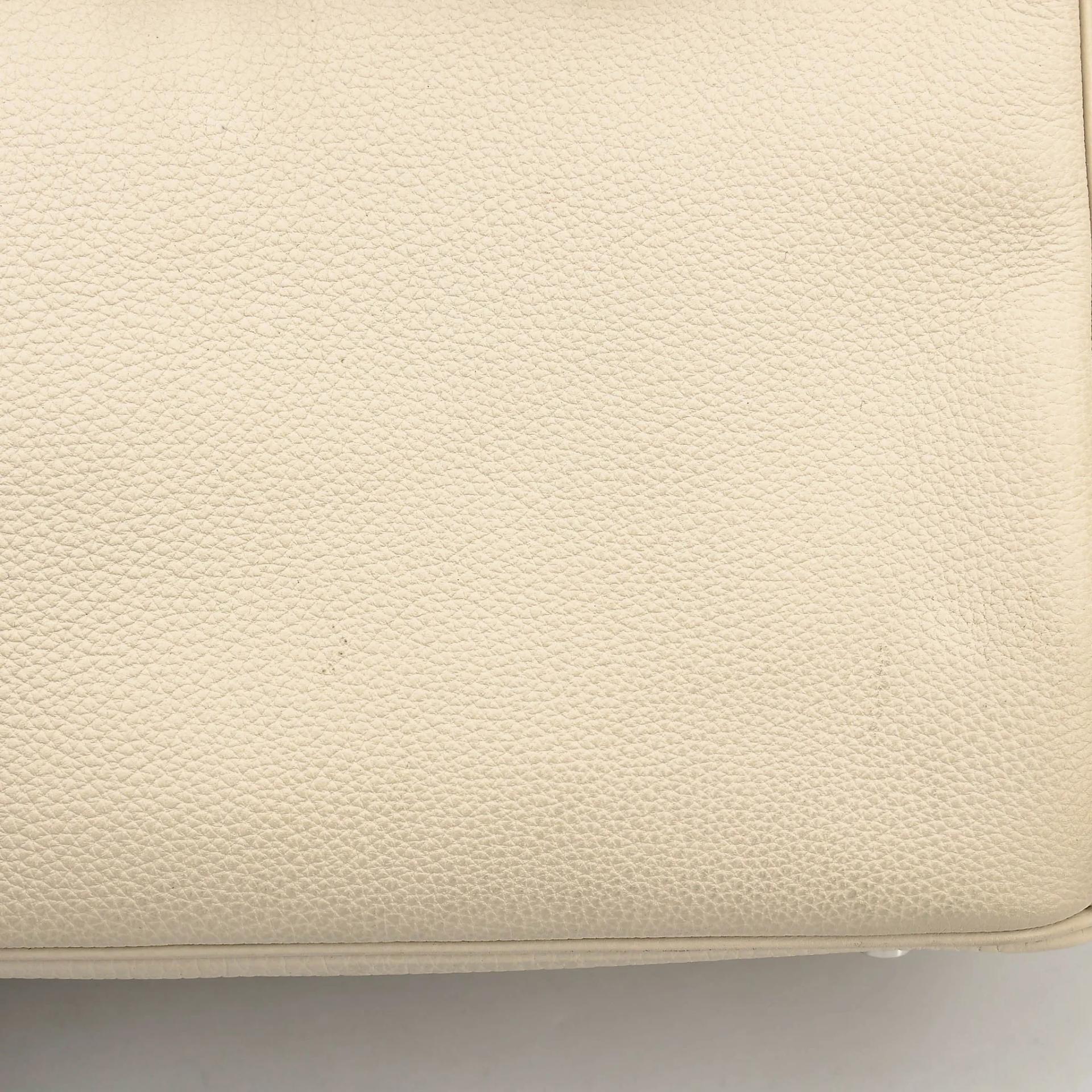 Very Good ( Rank A) HERMÈS Birkin 30 Craie (10) Togo Palladium hardware X (2016) - 15