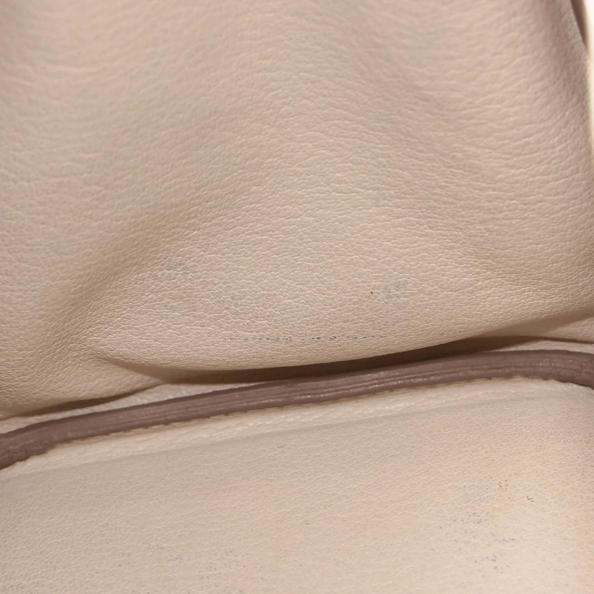 Very Good ( Rank A) HERMÈS Birkin 30 Craie (10) Togo Palladium hardware X (2016) - 27