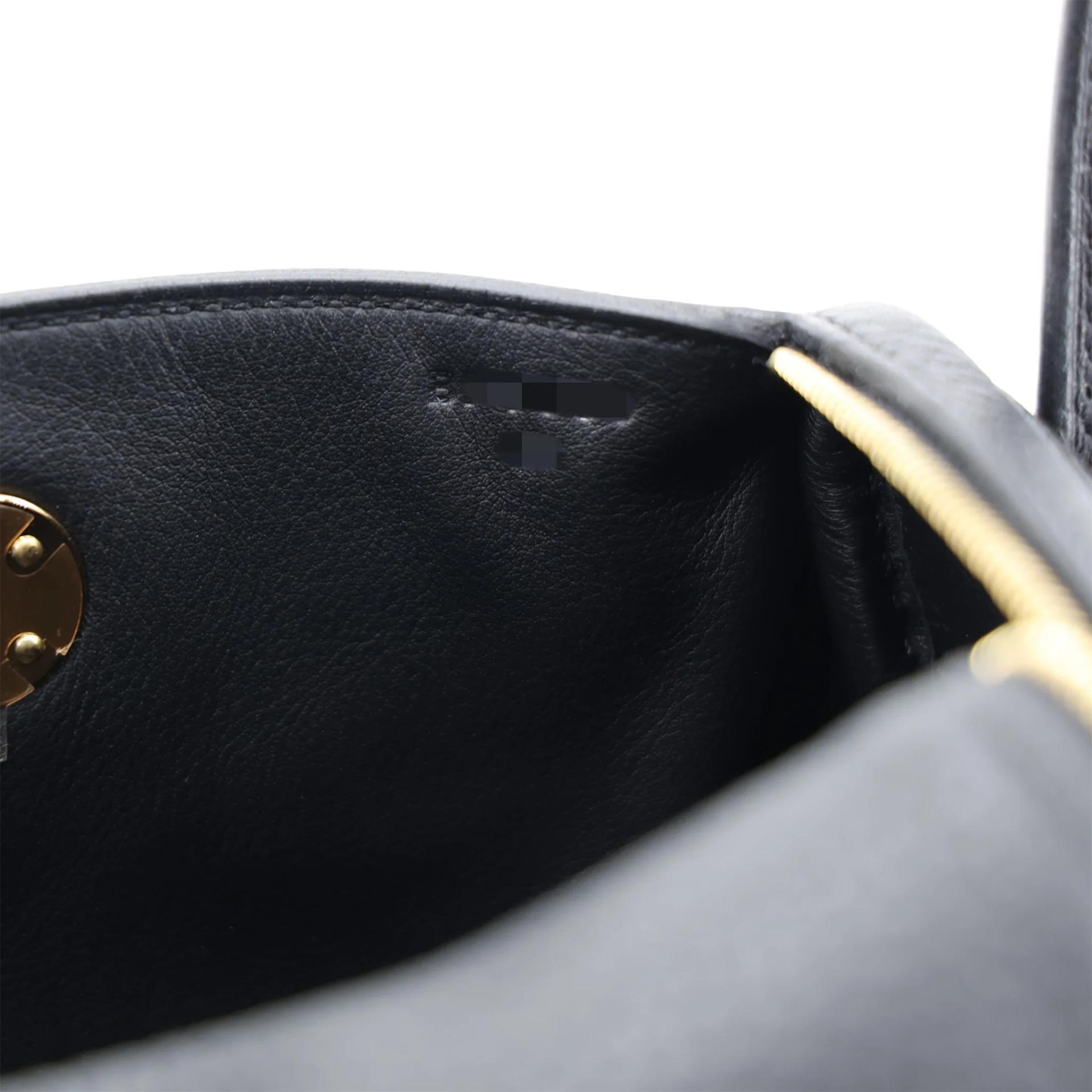 Unused ( Rank NS ) HERMÈS Mini Lindy Noir (89) Clemence Gold hardware B (2023) - 12