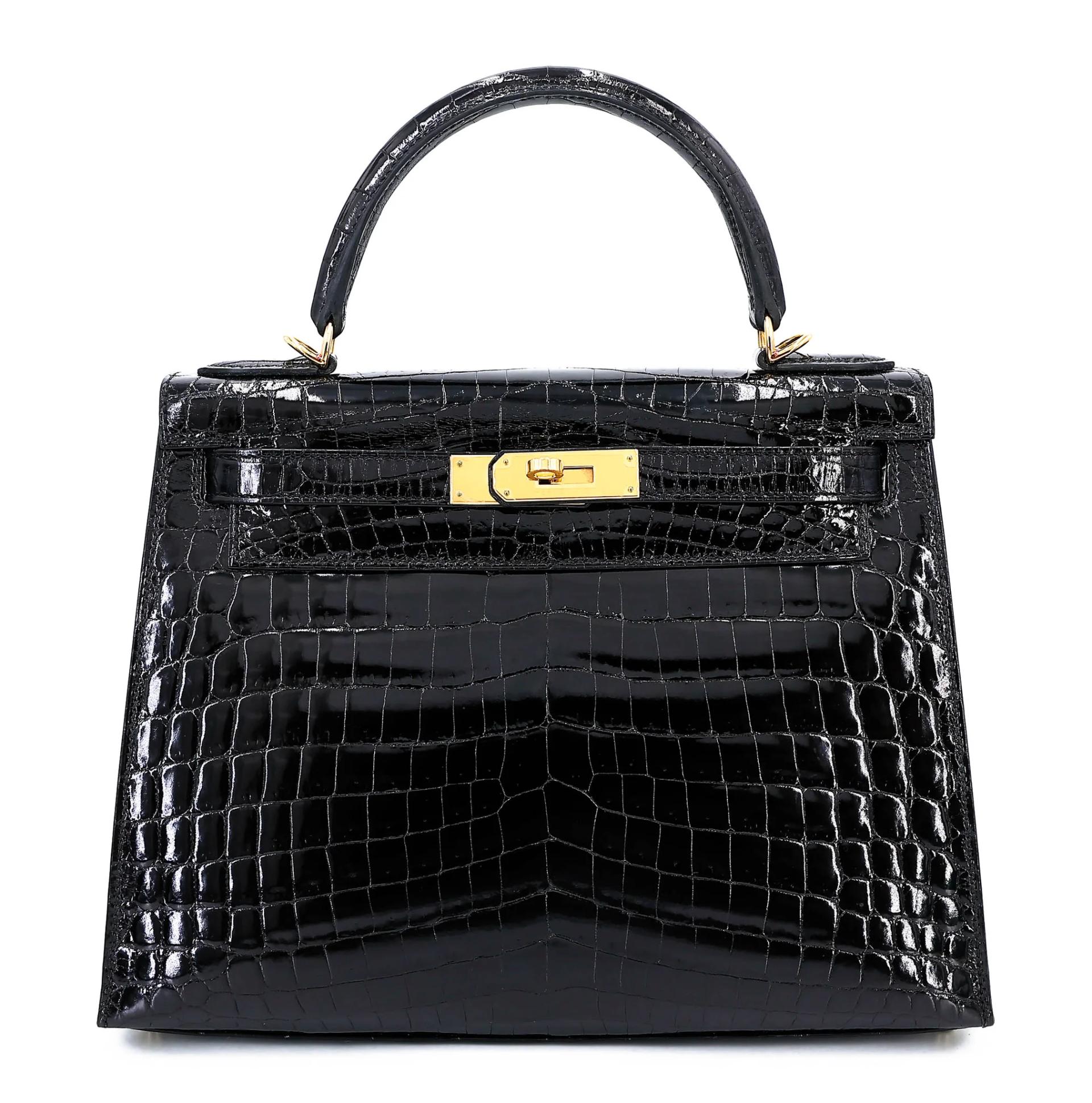 Kelly 28 Sellier Noir (89)