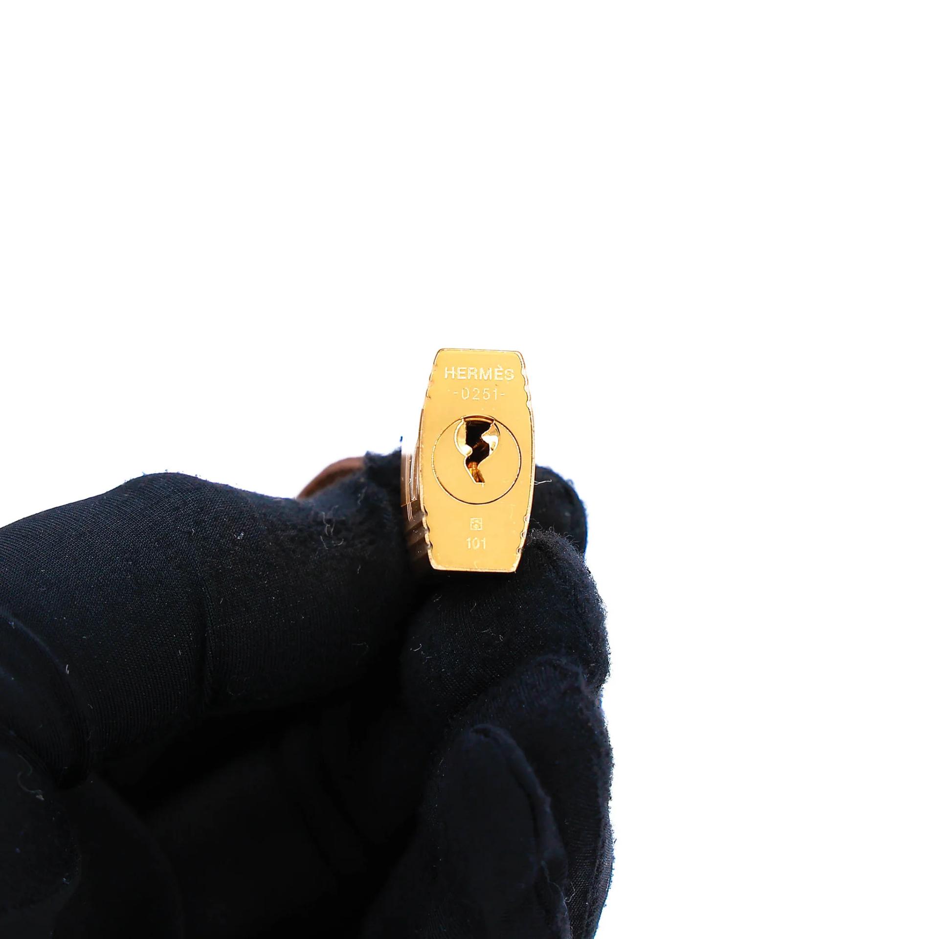 Excellent ( Rank SA ) HERMÈS Kelly 25 Gold (37) Togo Gold hardware Z (2021) - 22