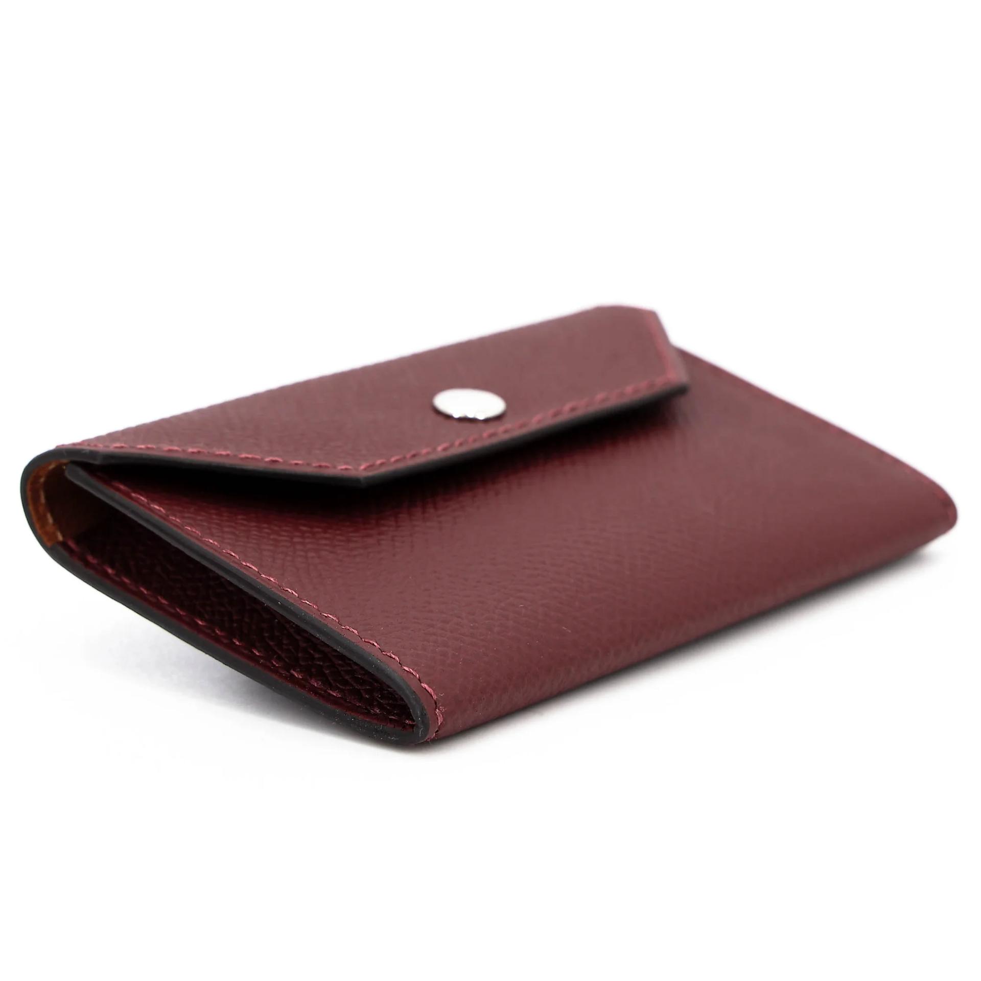 Brand New ( Rank N ) HERMÈS Kelly Pocket 18 Belt Rouge H (55) Epsom Palladium hardware G (2026) - 5