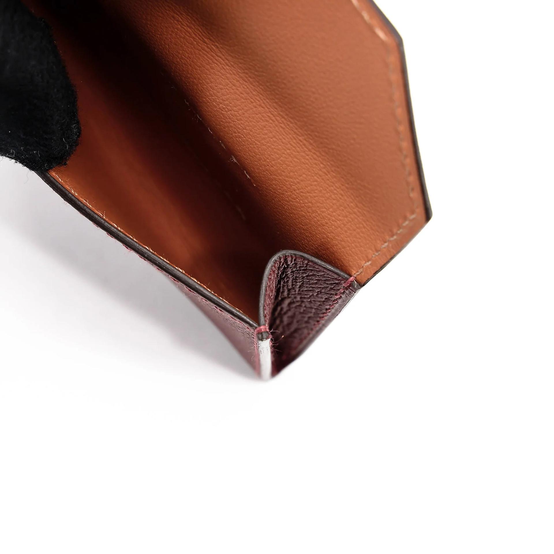 Brand New ( Rank N ) HERMÈS Kelly Pocket 18 Belt Rouge H (55) Epsom Palladium hardware G (2026) - 12