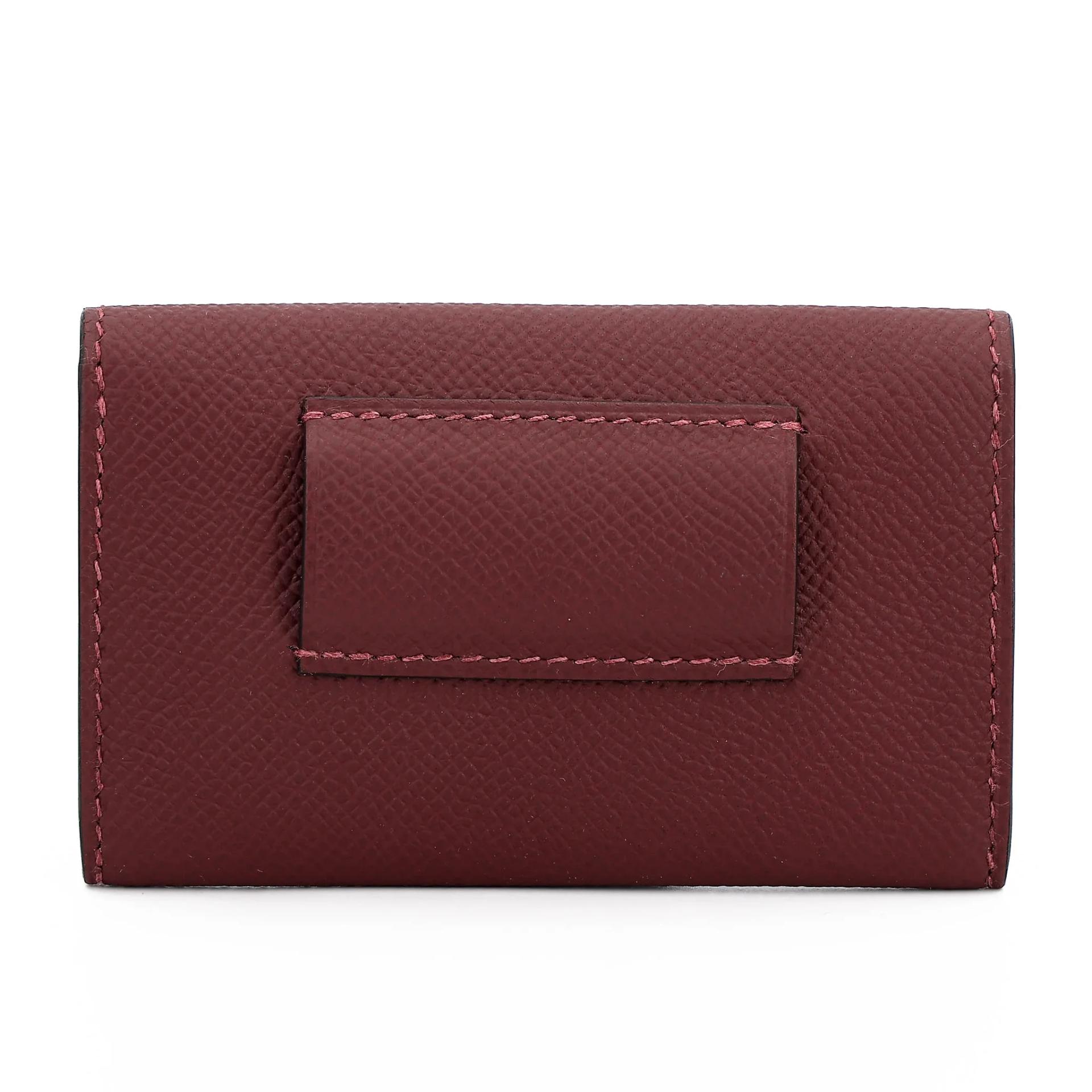 Brand New ( Rank N ) HERMÈS Kelly Pocket 18 Belt Rouge H (55) Epsom Palladium hardware G (2026) - 3
