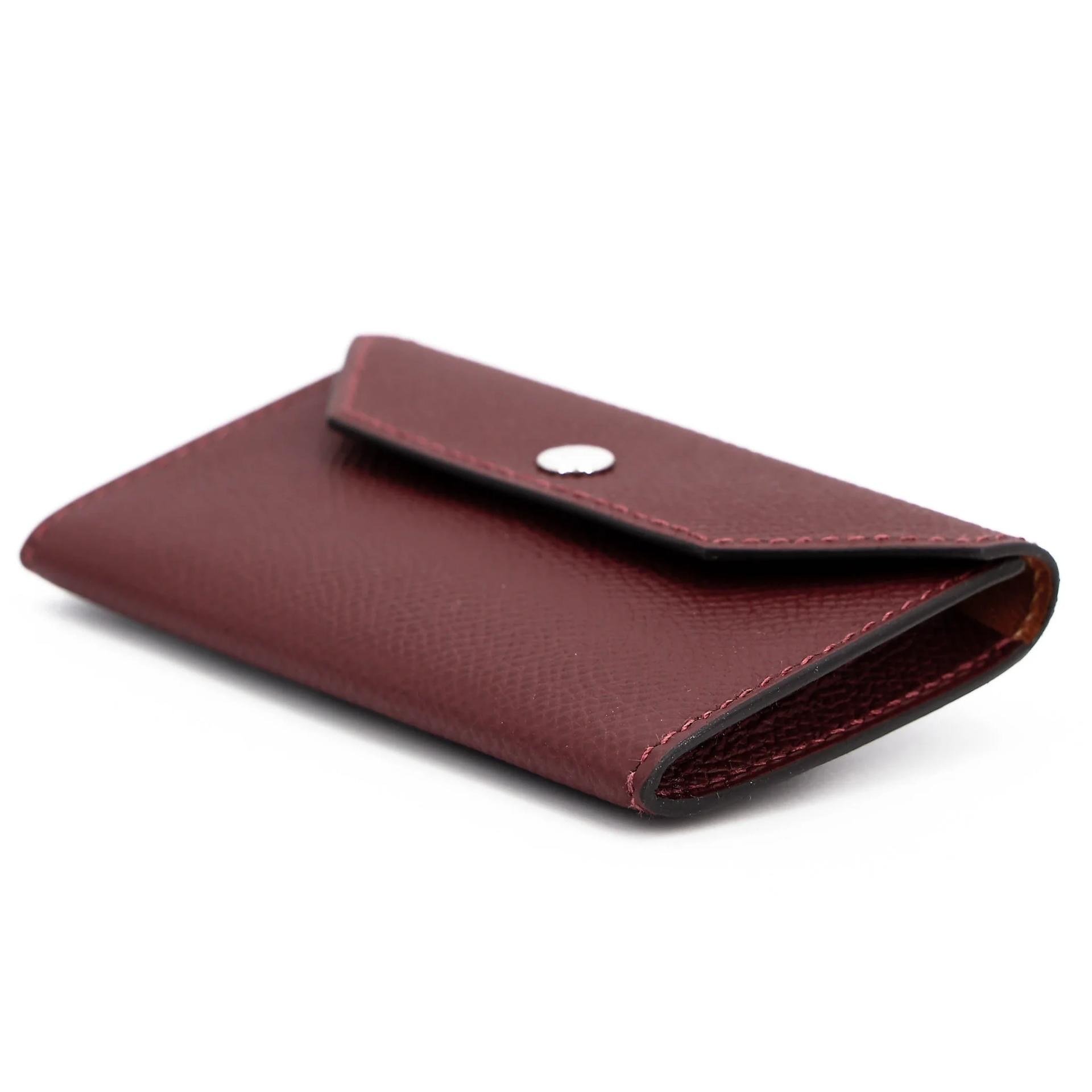 Brand New ( Rank N ) HERMÈS Kelly Pocket 18 Belt Rouge H (55) Epsom Palladium hardware G (2026) - 4