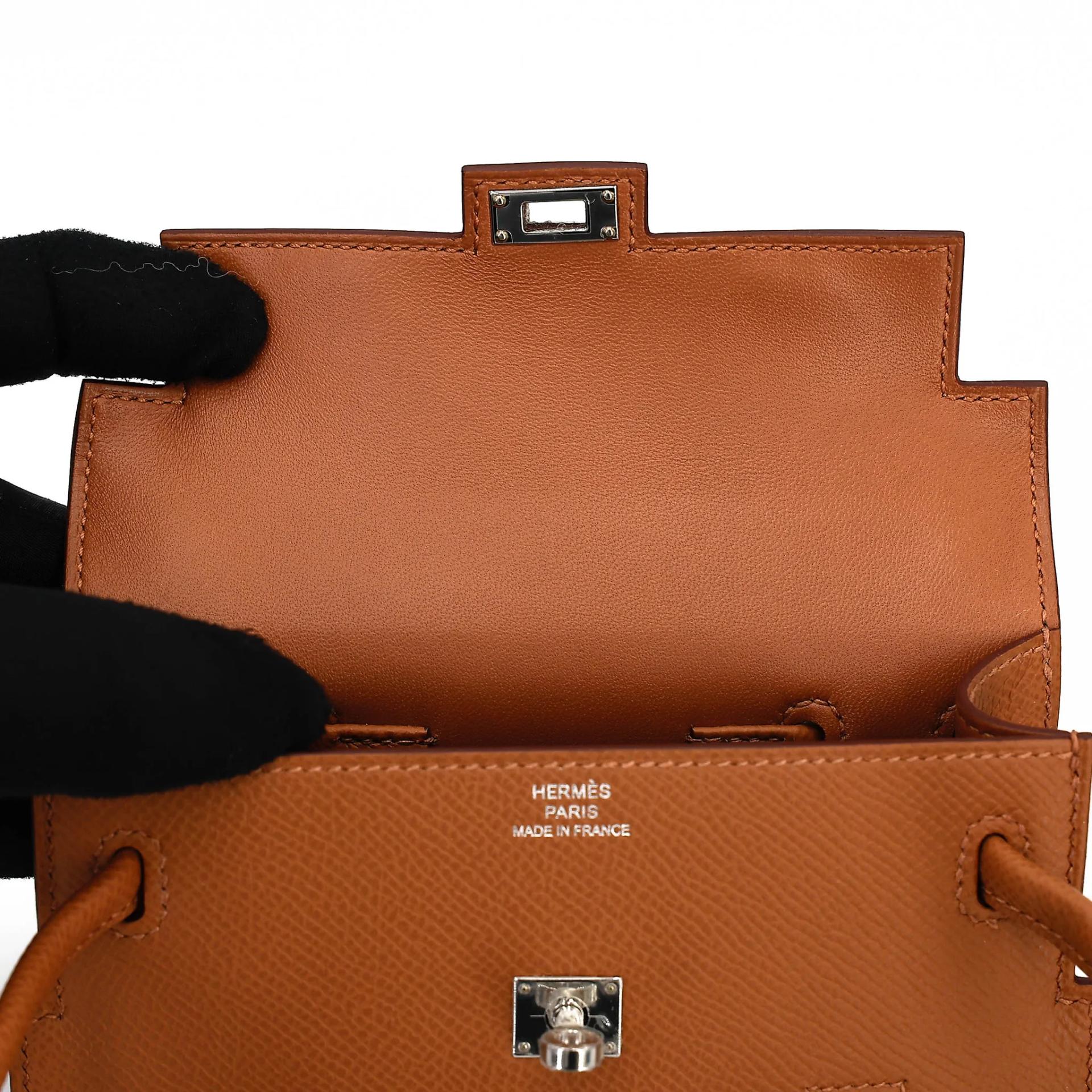 Unused ( Rank NS ) HERMÈS Limited Edition Kelly Doll Picto Gold (37) Bleu Zanzibar (B3) Orange Field (G0) Jaune milton (i8) Epsom Palladium hardware K (2025) - 13
