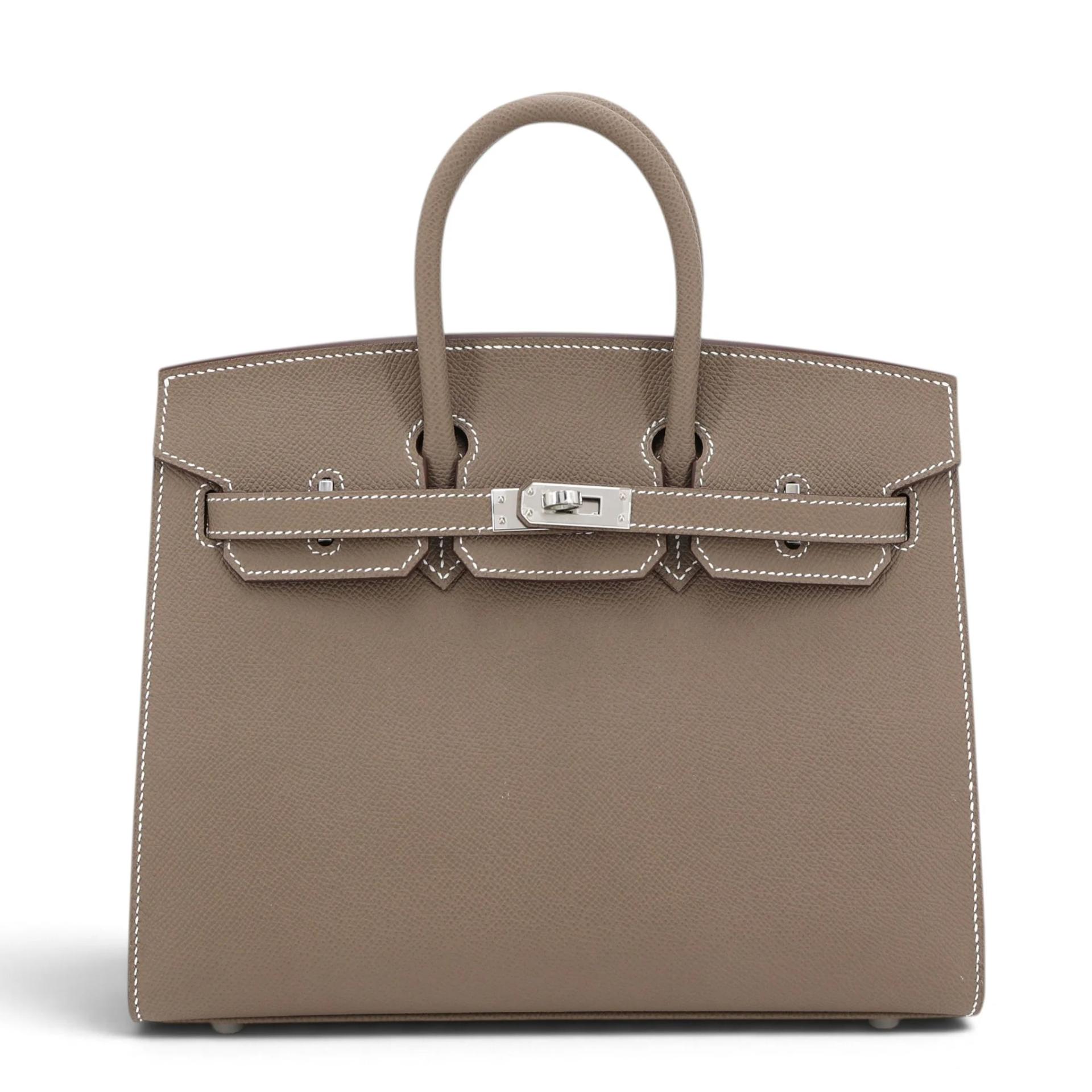 Birkin 25 sellier Etoupe (18)