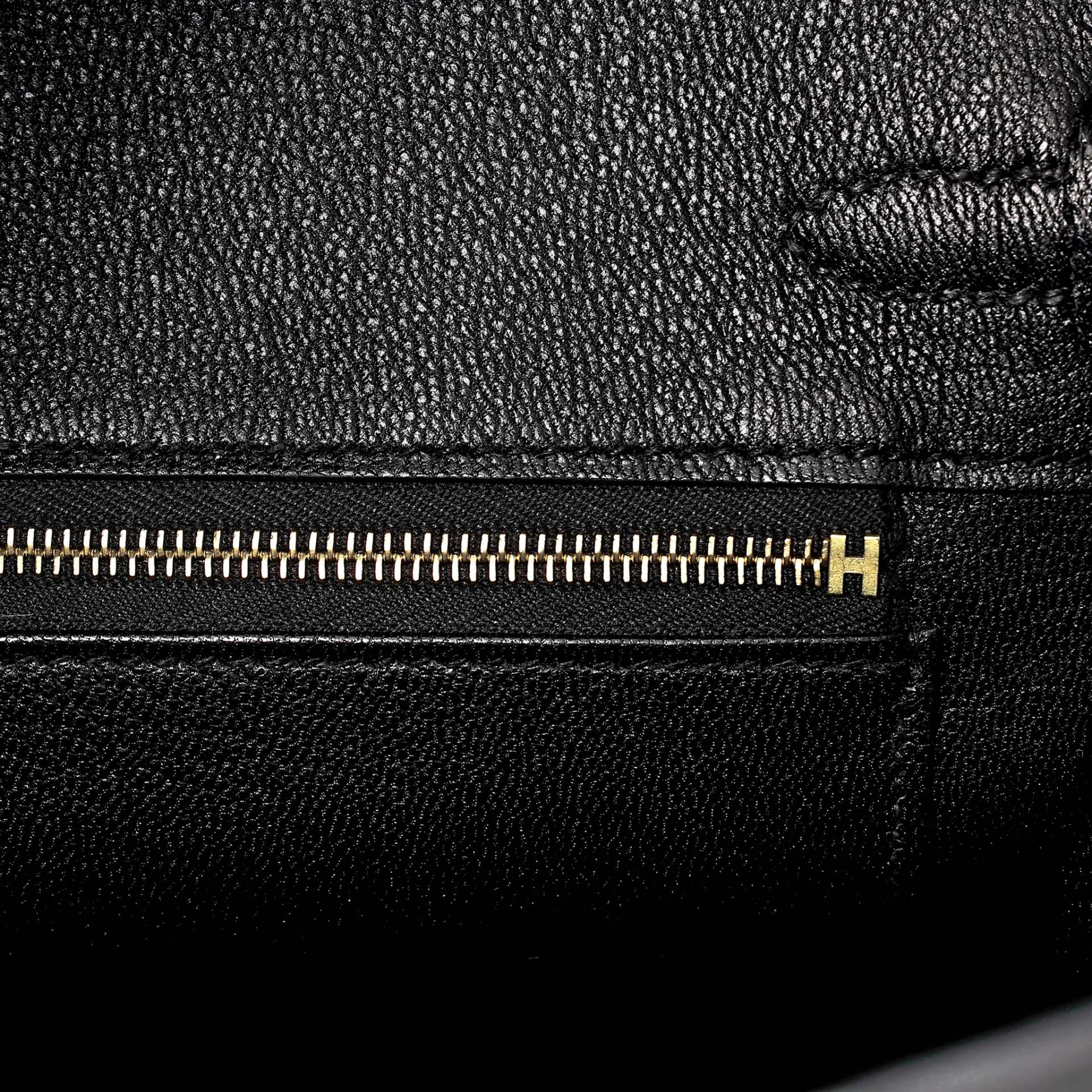 Brand New ( Rank N ) HERMÈS Birkin 25 Noir (89) Togo Gold hardware G (2026) - 12
