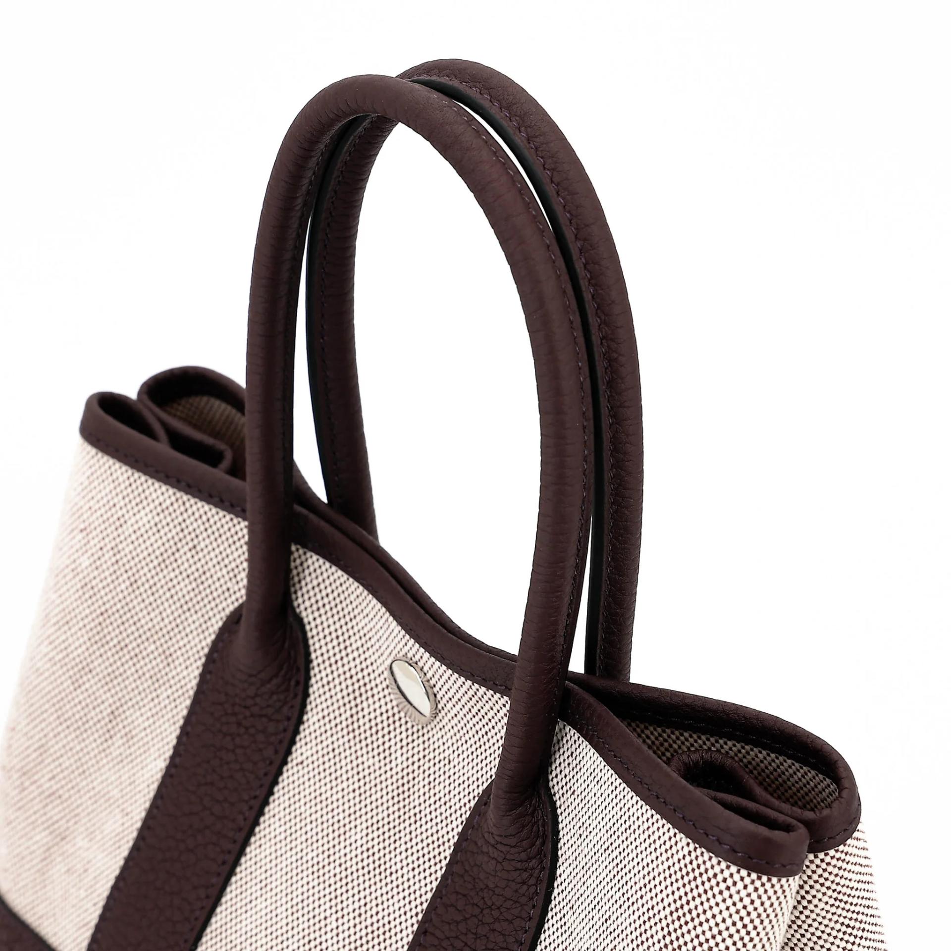 Brand New ( Rank N ) HERMÈS Neo Garden Party 23 Rouge Sellier (0G) Toile H Viking canvas Negonda Palladium hardware G (2026) - 3