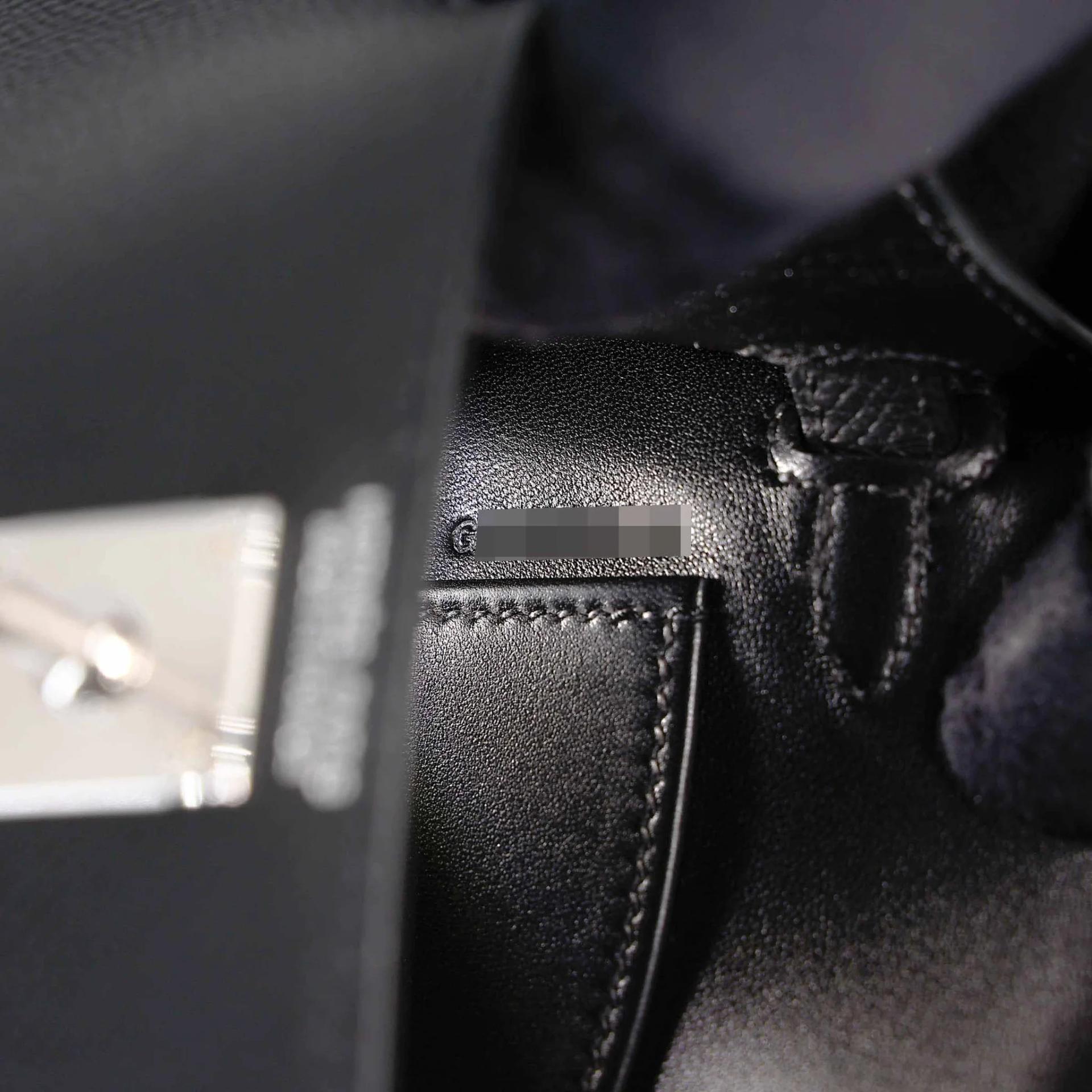 Brand New ( Rank N ) HERMÈS Mini Kelly II Noir (89) Epsom Palladium hardware G (2026) - 14