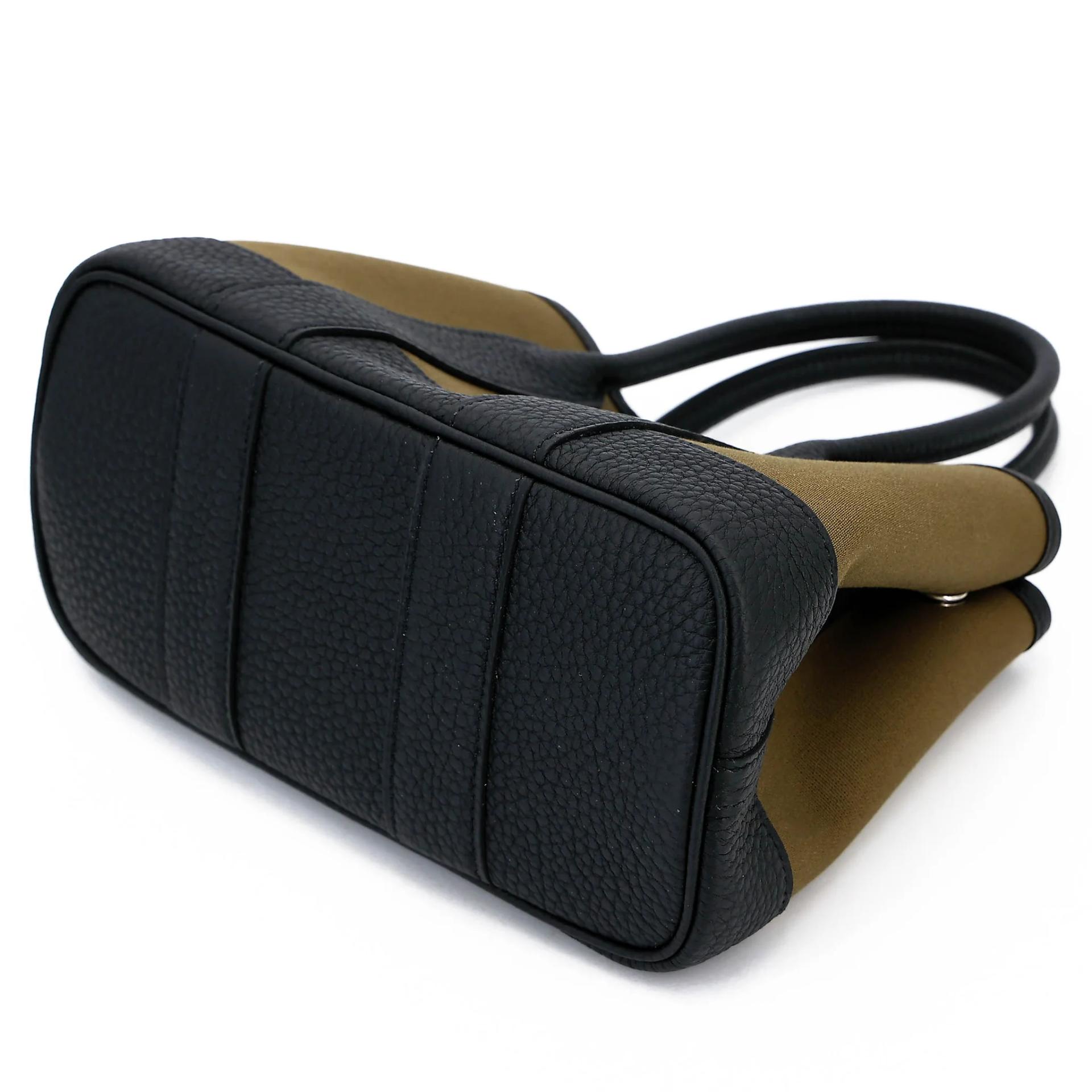 Brand New ( Rank N ) HERMÈS Neo Garden Party 23 Vert Olive (61) Toile H canvas Negonda Palladium hardware G (2026) - 6