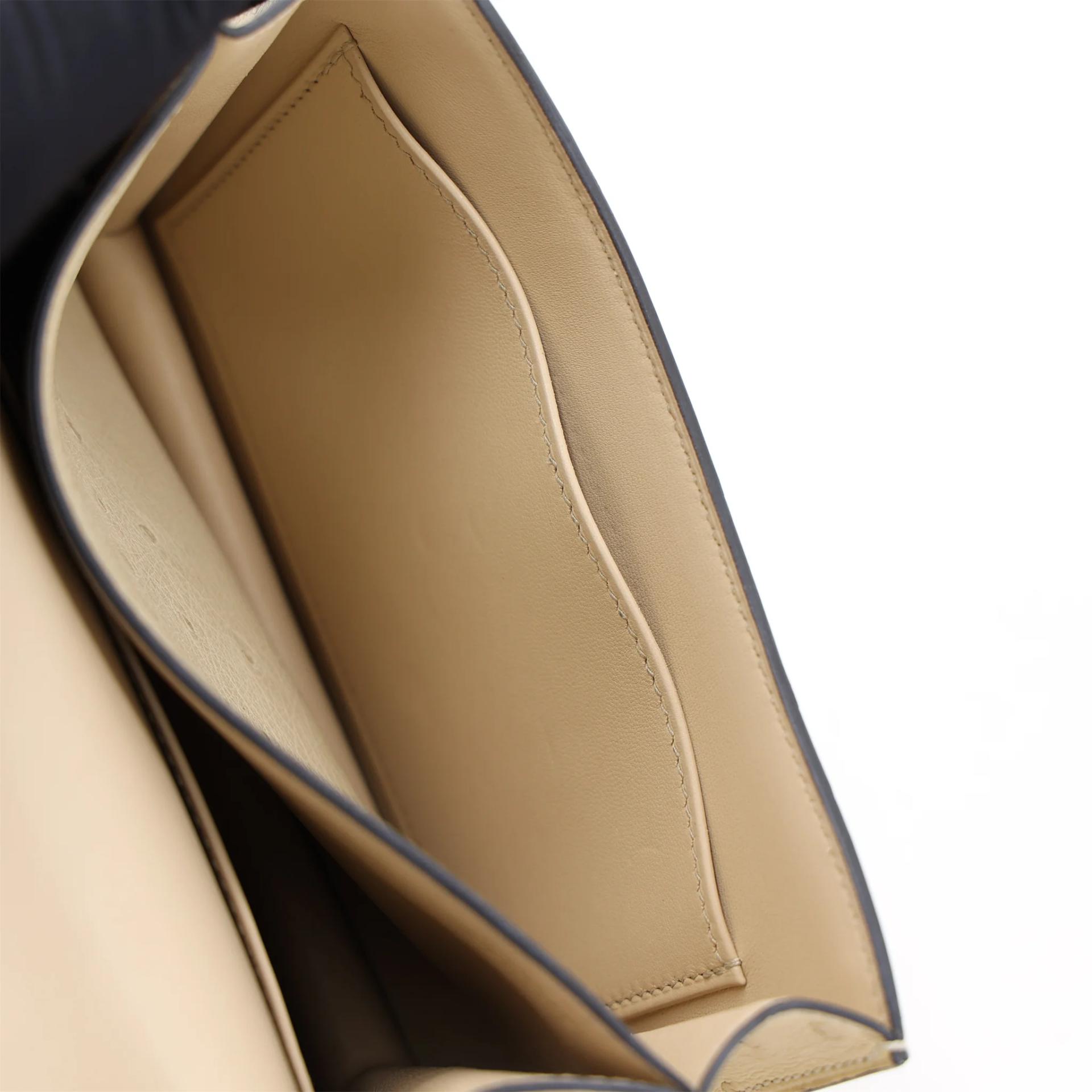 Very Good ( Rank A) HERMÈS Constance Mini Parchemin (3C) Ostrich Rose Gold hardware Y (2020) - 12
