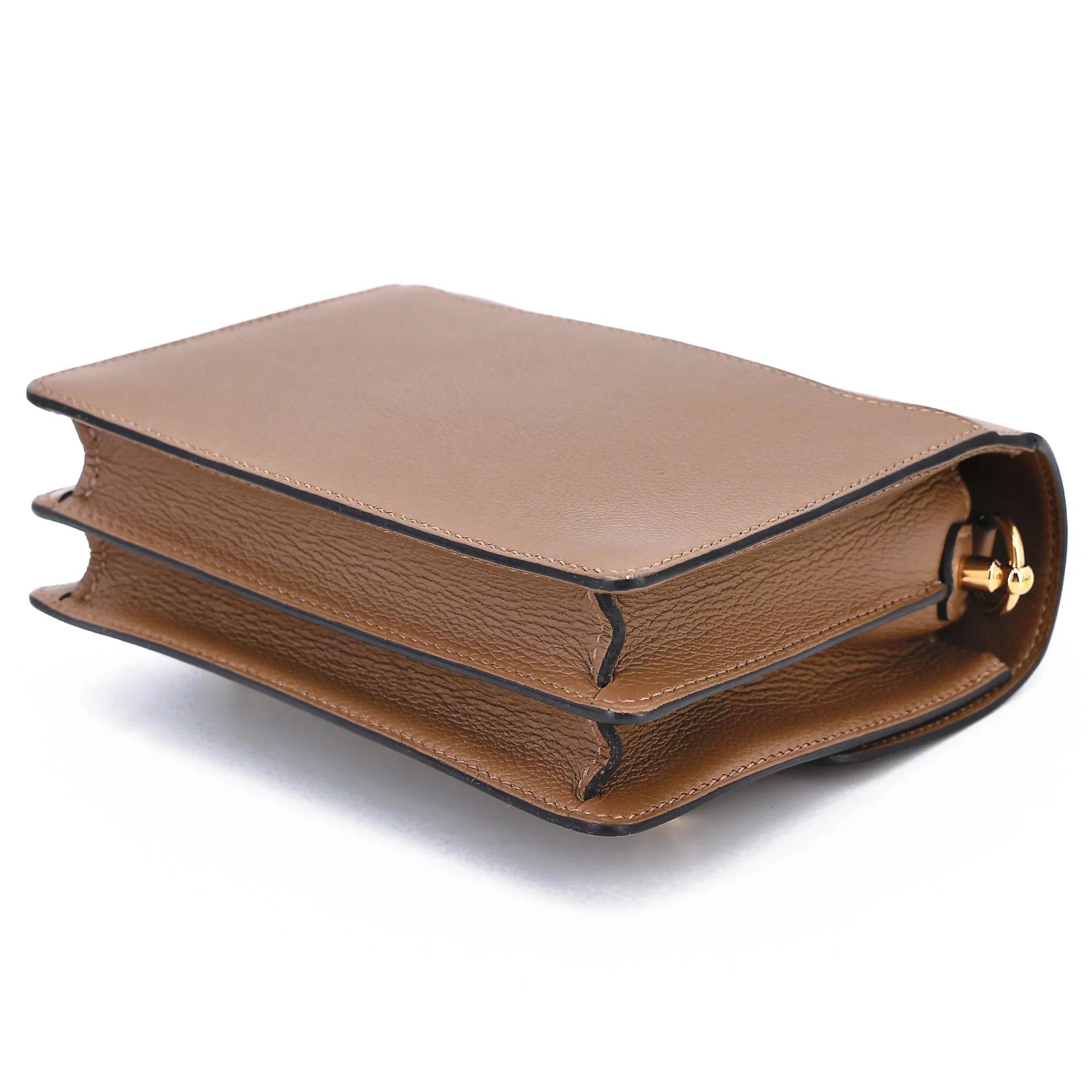 Very Good ( Rank A) HERMÈS Roulis Mini Beige de Weimar (D0) Evercolor Permabrass hardware Z (2021) - 7