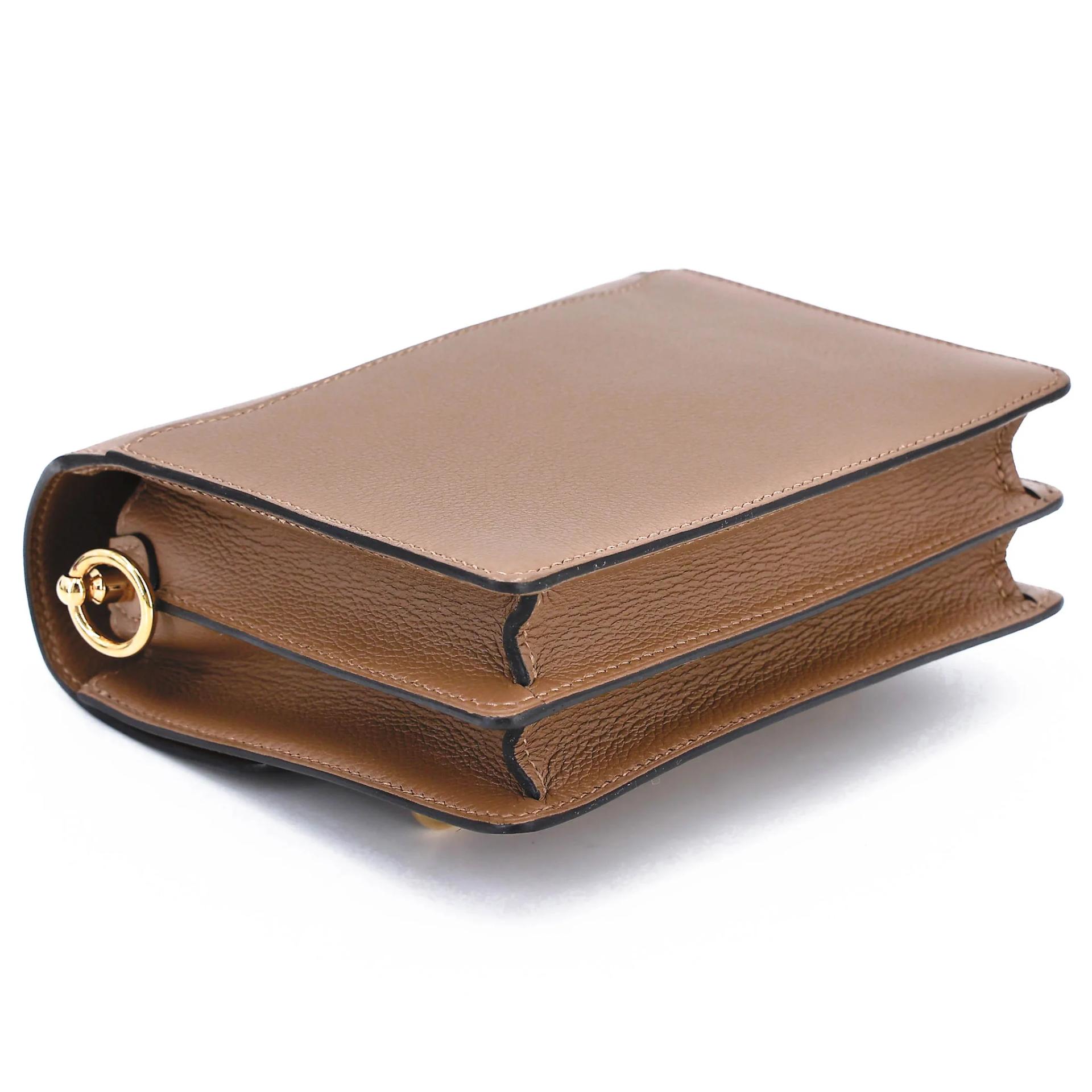Very Good ( Rank A) HERMÈS Roulis Mini Beige de Weimar (D0) Evercolor Permabrass hardware Z (2021) - 8