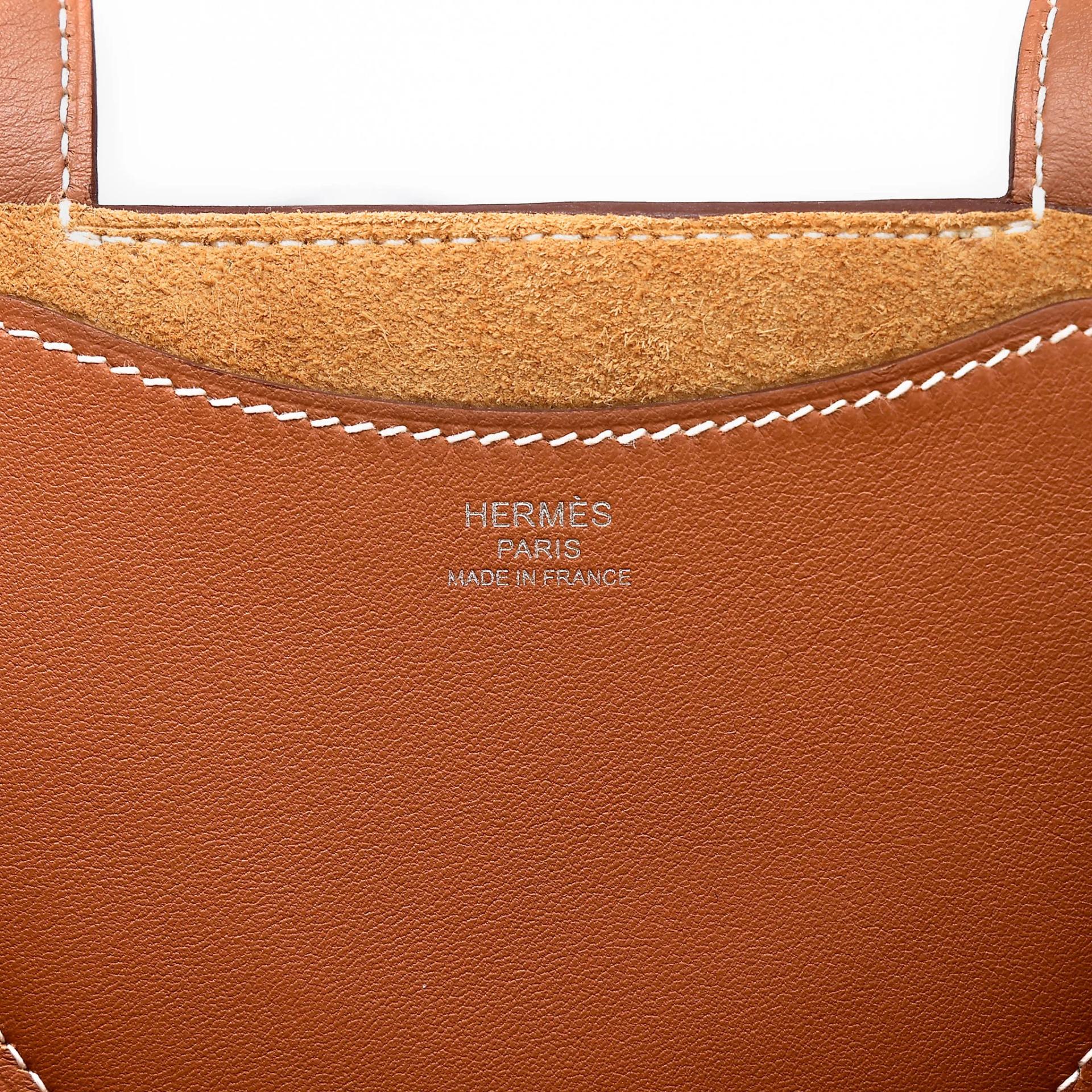 Excellent ( Rank SA ) HERMÈS In-The-Loop 18 Gold (37) Clemence Palladium hardware B (2023) - 16