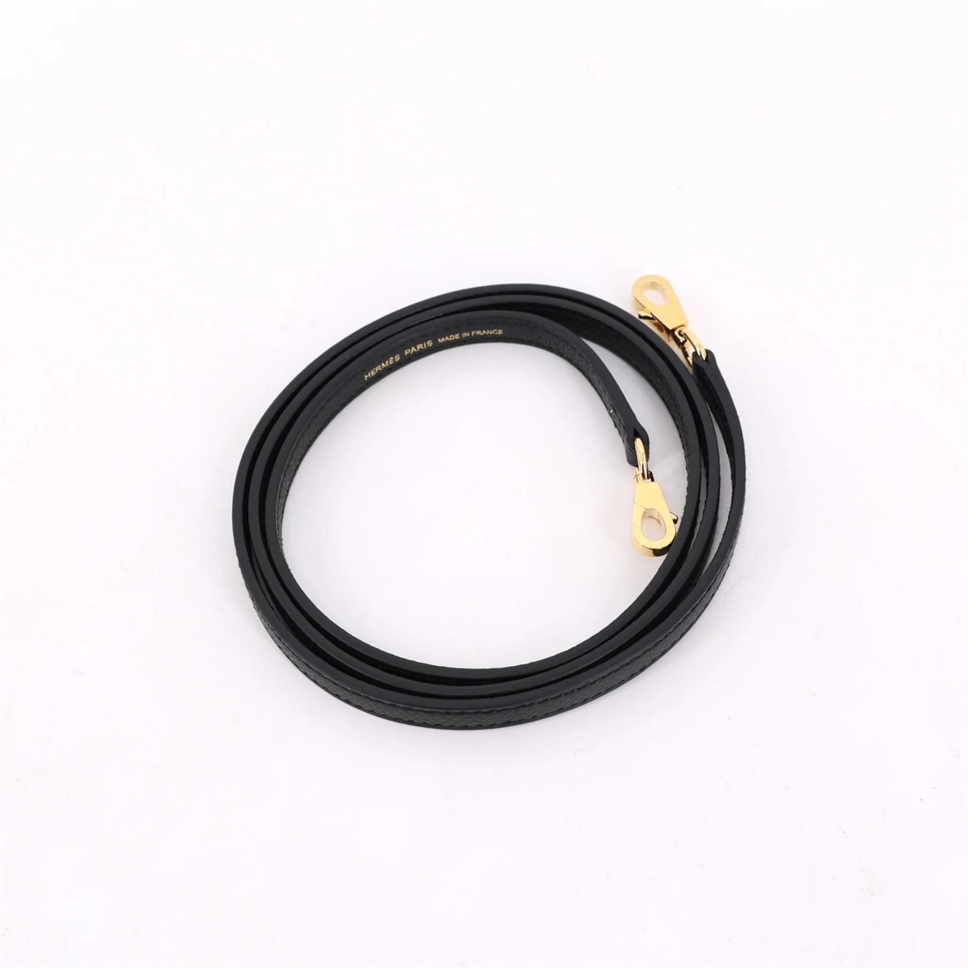 Brand New ( Rank N ) HERMÈS Mini Kelly II Noir (89) Epsom Gold hardware G (2026) - 16