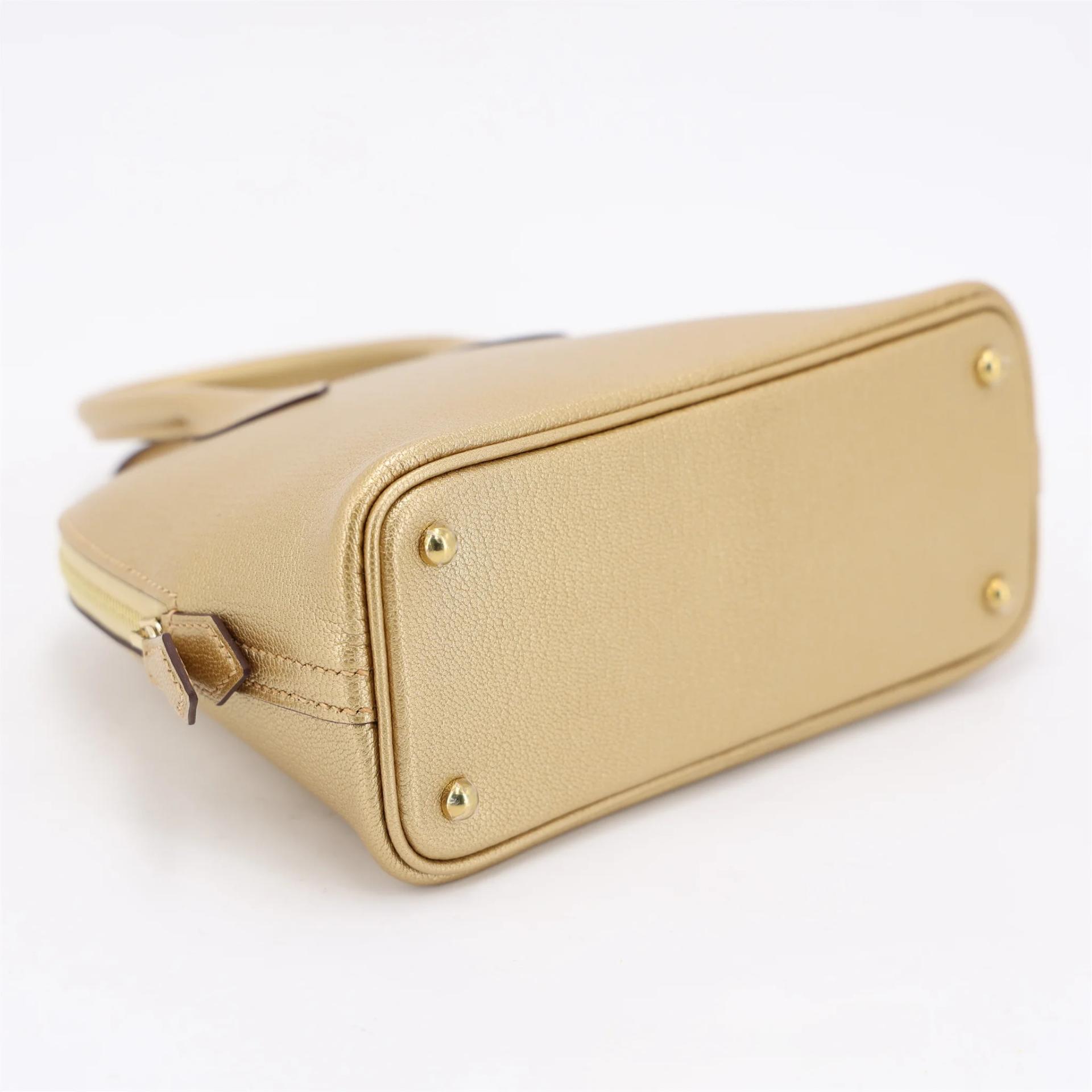 Brand New ( Rank N ) HERMÈS Mini Bolide 1923 Dore (Y9) Chevre Gold hardware G (2026) - 4
