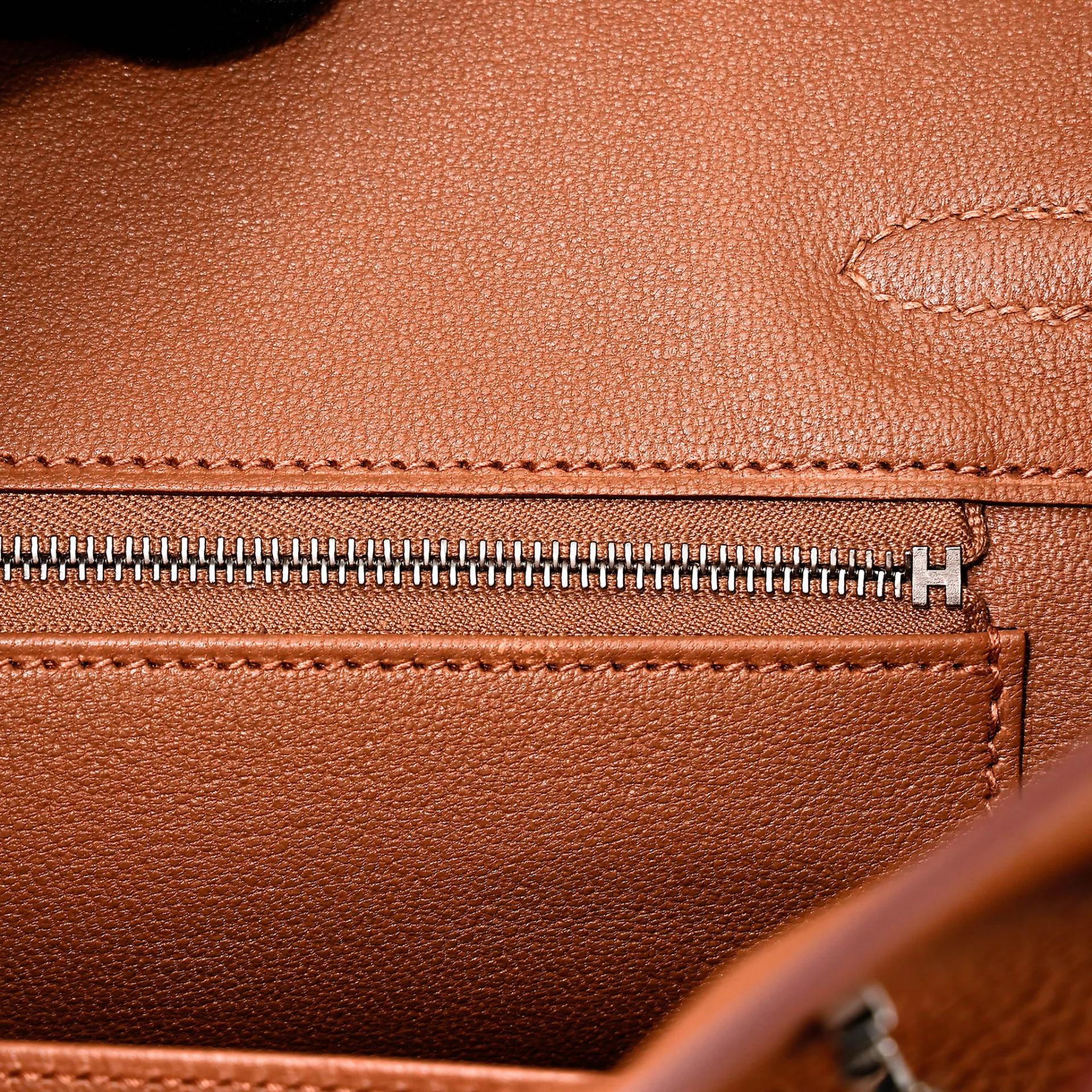 Brand New ( Rank N ) HERMÈS Birkin 25 Touch Gold (37) Togo Matte Alligator Palladium hardware G (2026) - 13