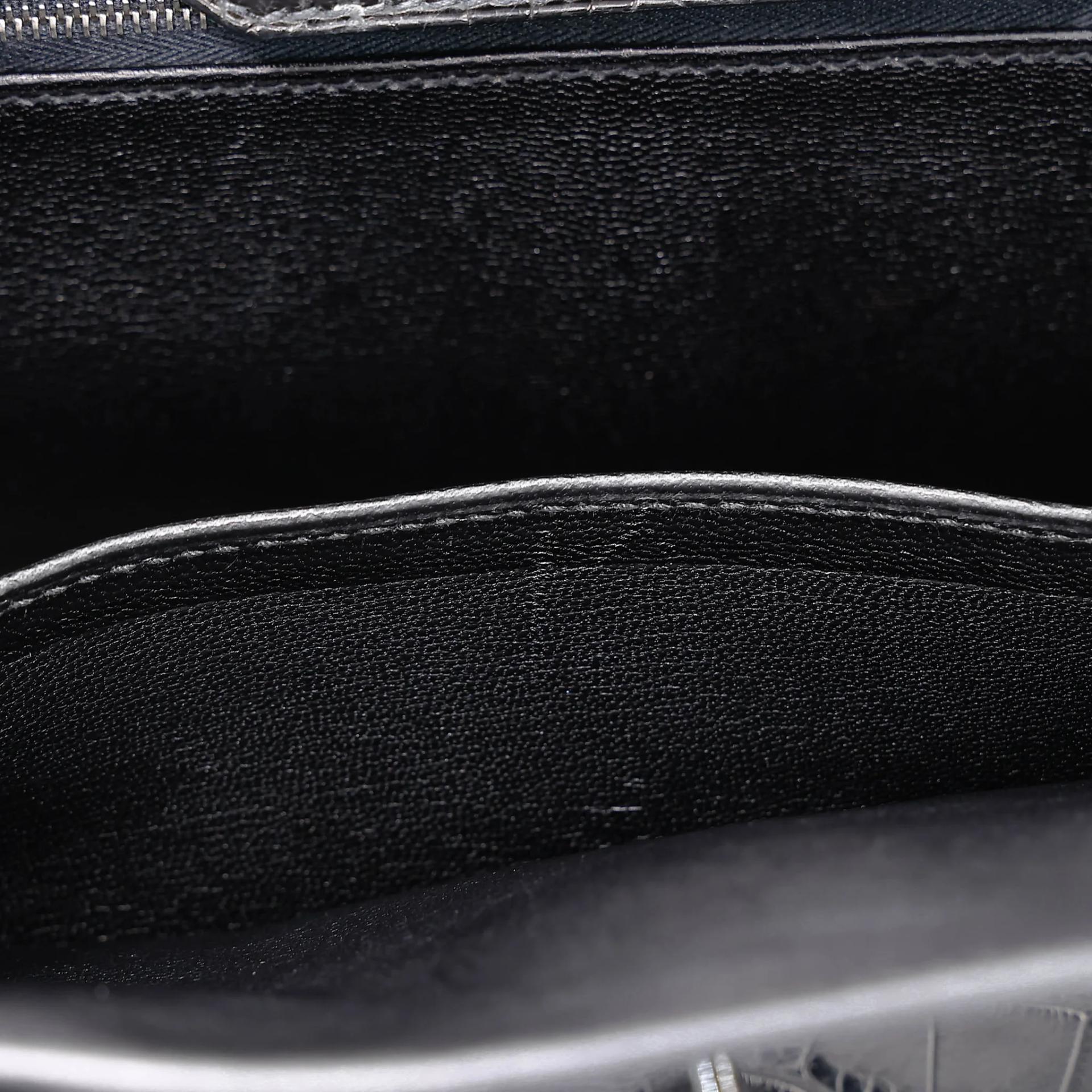 Very Good ( Rank A) HERMÈS Limited Edition Birkin 35 So Black Noir (89) Matte Alligator Black hardware Square O (2011) - 20