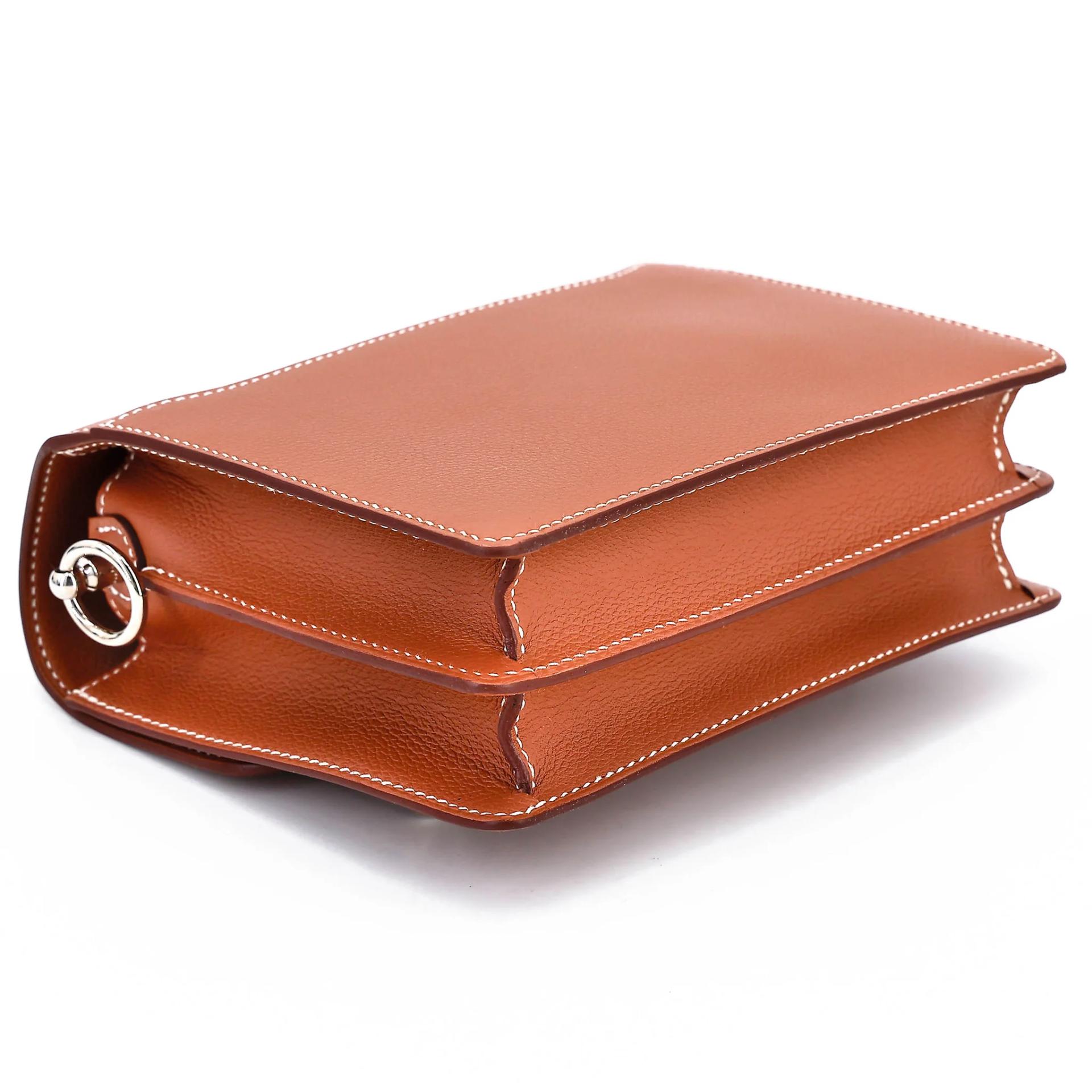 Unused ( Rank NS ) HERMÈS Roulis Mini Gold (37) Evercolor Palladium hardware W (2024) - 7